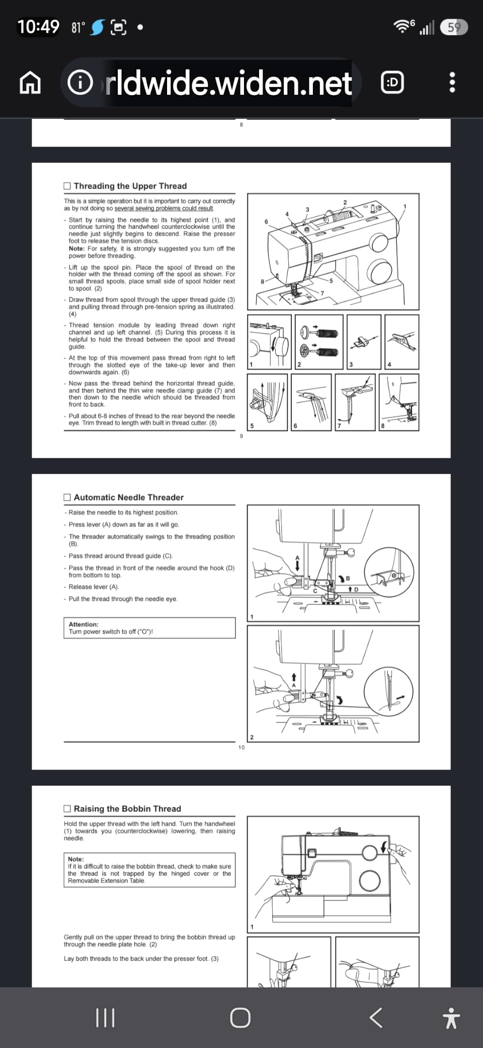 SINGER 4423 (Meltwater Blue) Heavy Duty Sewing Machine with Accessories | 23 stitches deliver 97 applications, 50% more power for denim and canvas, 1100 stitches/min, metal frame, 1-step buttonhole customer photo 1
