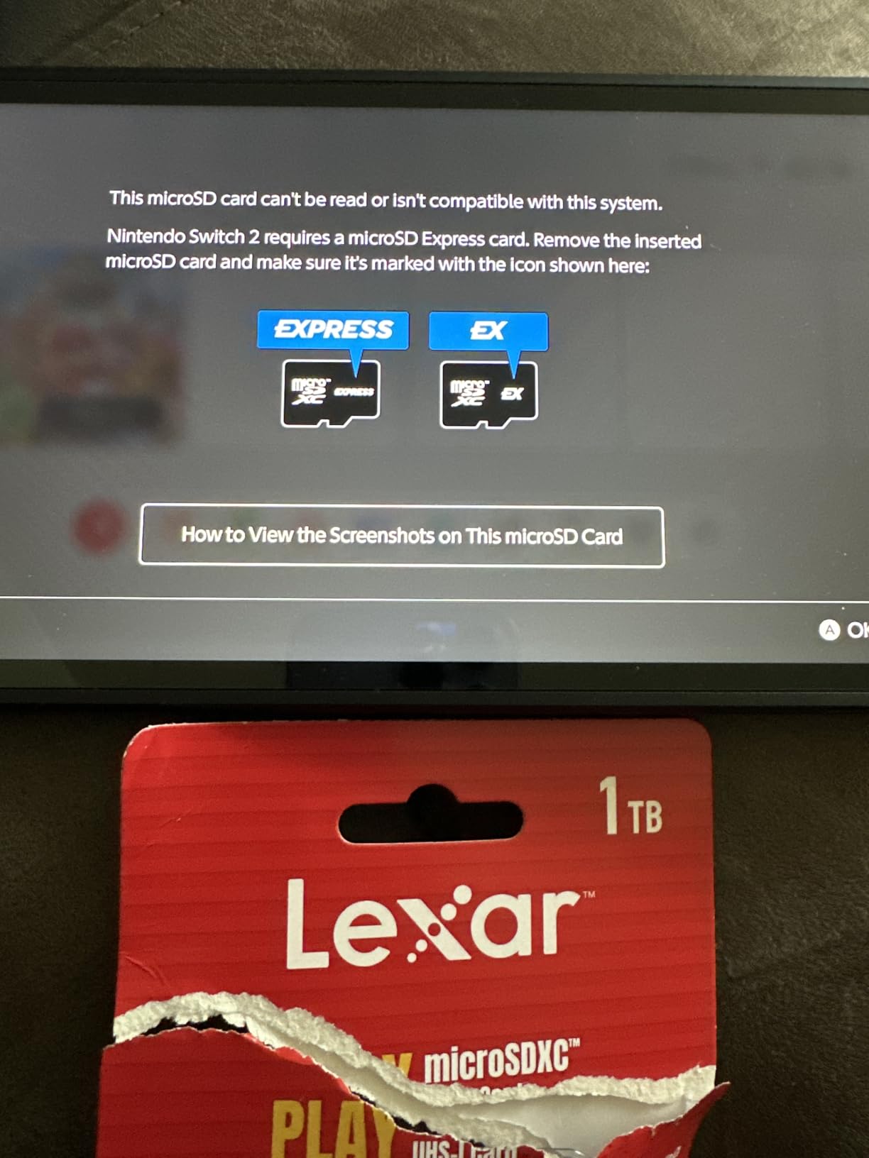 Lexar 1TB Play Micro SD Card, 205MB/s Read, 4K, V30, UHS-I, A2 | Compatible w/ Nintendo-Switch 1, Gaming Devices, Steam Deck, ASUS ROG Ally, LMSPLAY001T-BNSNU customer photo 2