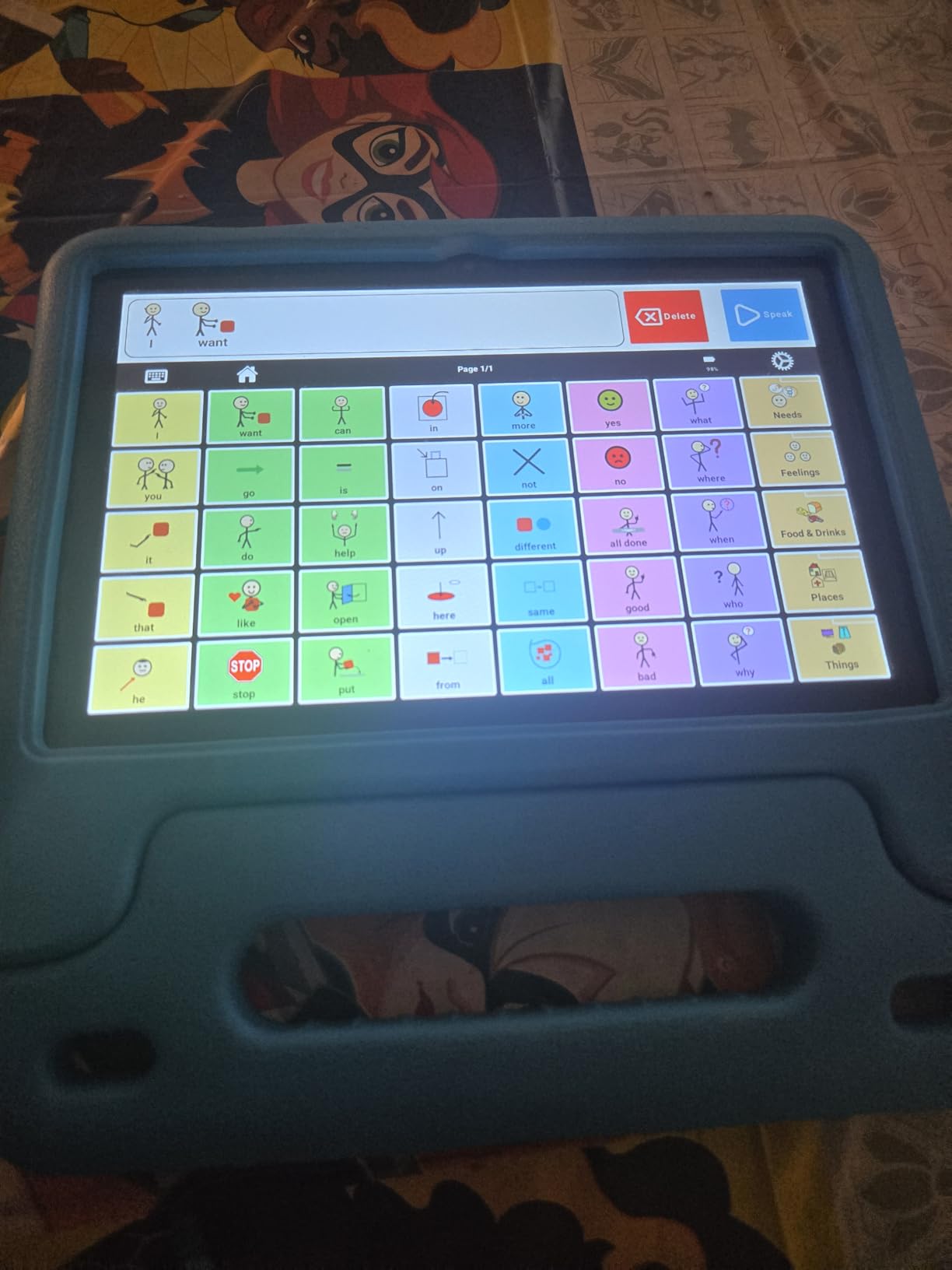 TalkingTiles AAC Device for Autism and Speech Therapy - Communication Tablet for Nonverbal, Speech Delay, and Non-Speaking Talker Tool - Alternative to PECS Cards and Speller Board customer photo 1