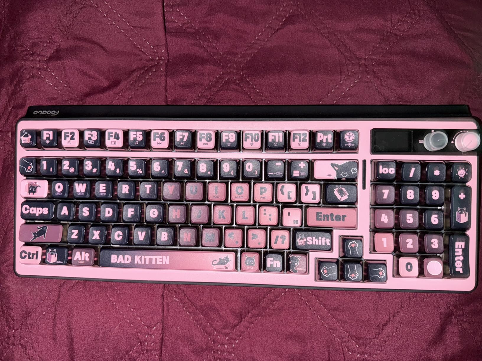 H98 Wireless Mechanical Keyboard, 96-Key Hot-Swappable Wired Gaming Keyboard, Tri-Mode Bluetooth 5.0 2.4G USB-C, 1.14