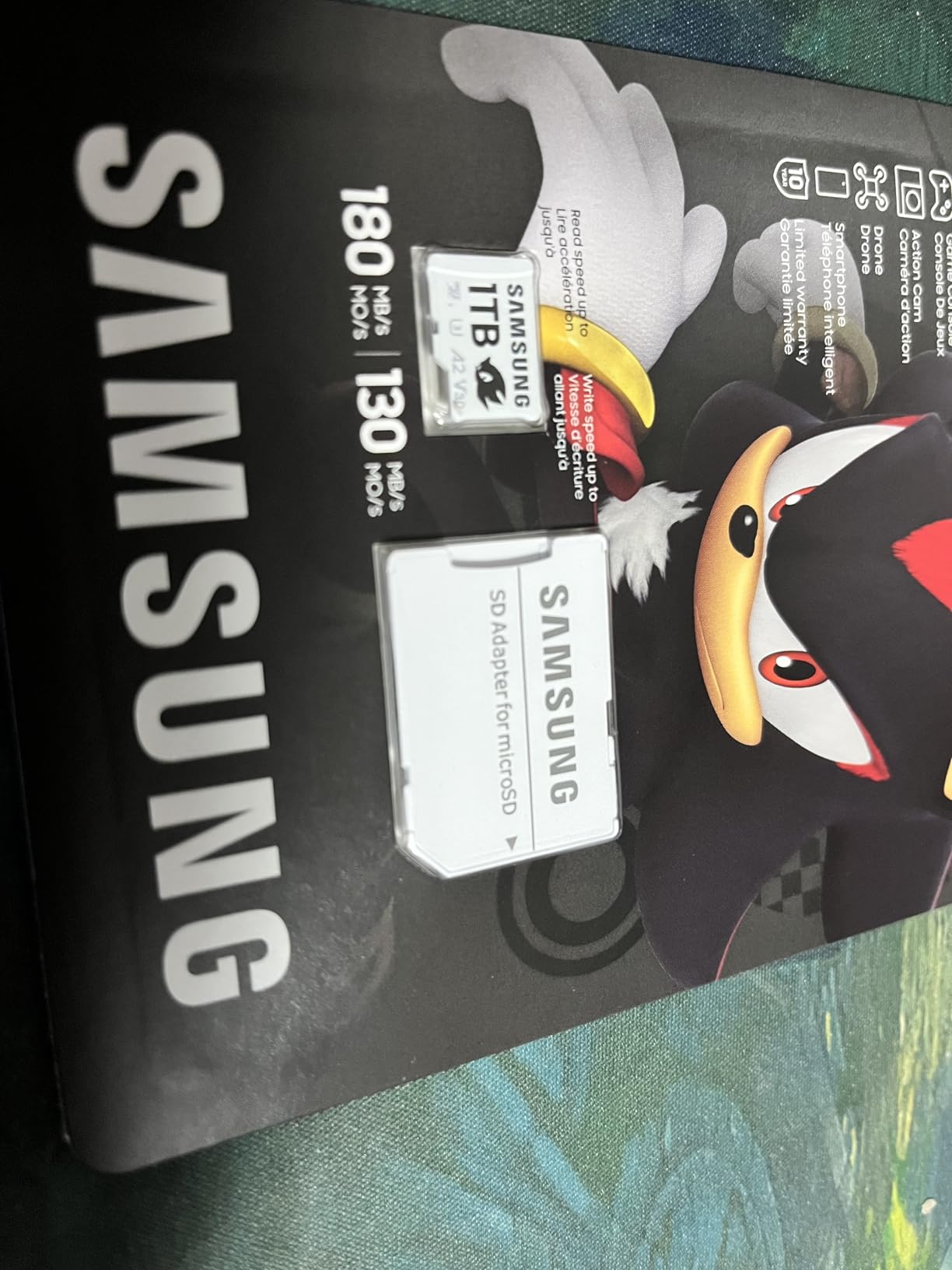 Samsung PRO Plus Sonic The Hedgehog 1TB microSDXC + Adapter, Up to 180MB/s customer photo 1