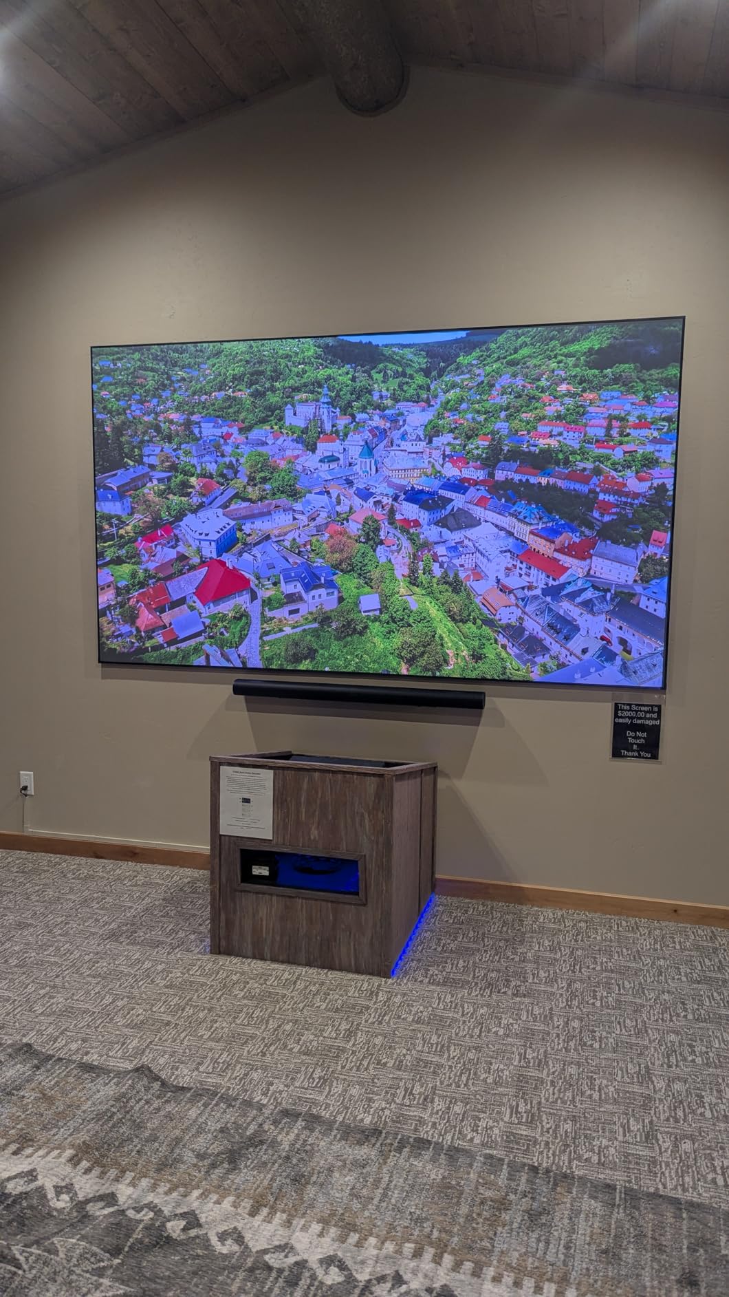 NothingProjector ALR Screen for Ultra Short Throw Projector, 120 inch | 85% Ambient Ceiling Light Rejecting, 4K/8K UHD Active 3D, Fixed Frame 16:9, Classic customer photo 2