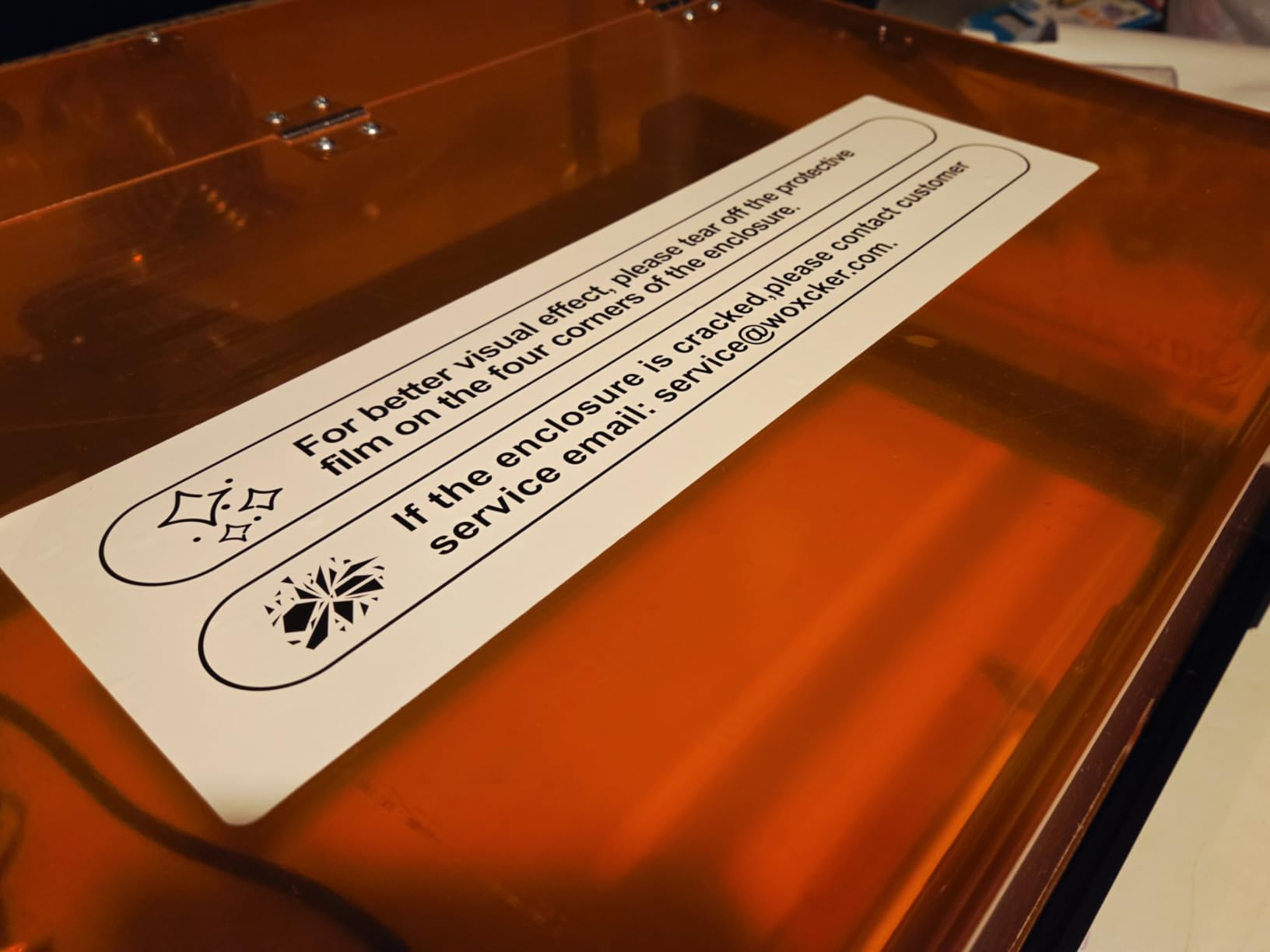 Laser Engraver 10W Big Engraving Working Area Class 1 10000mW | High Precision for Wood Coated Metal Glass Metal Leather Stone | 360 Degree Enclosure CNC Machine | Beginner Friendly customer photo 2