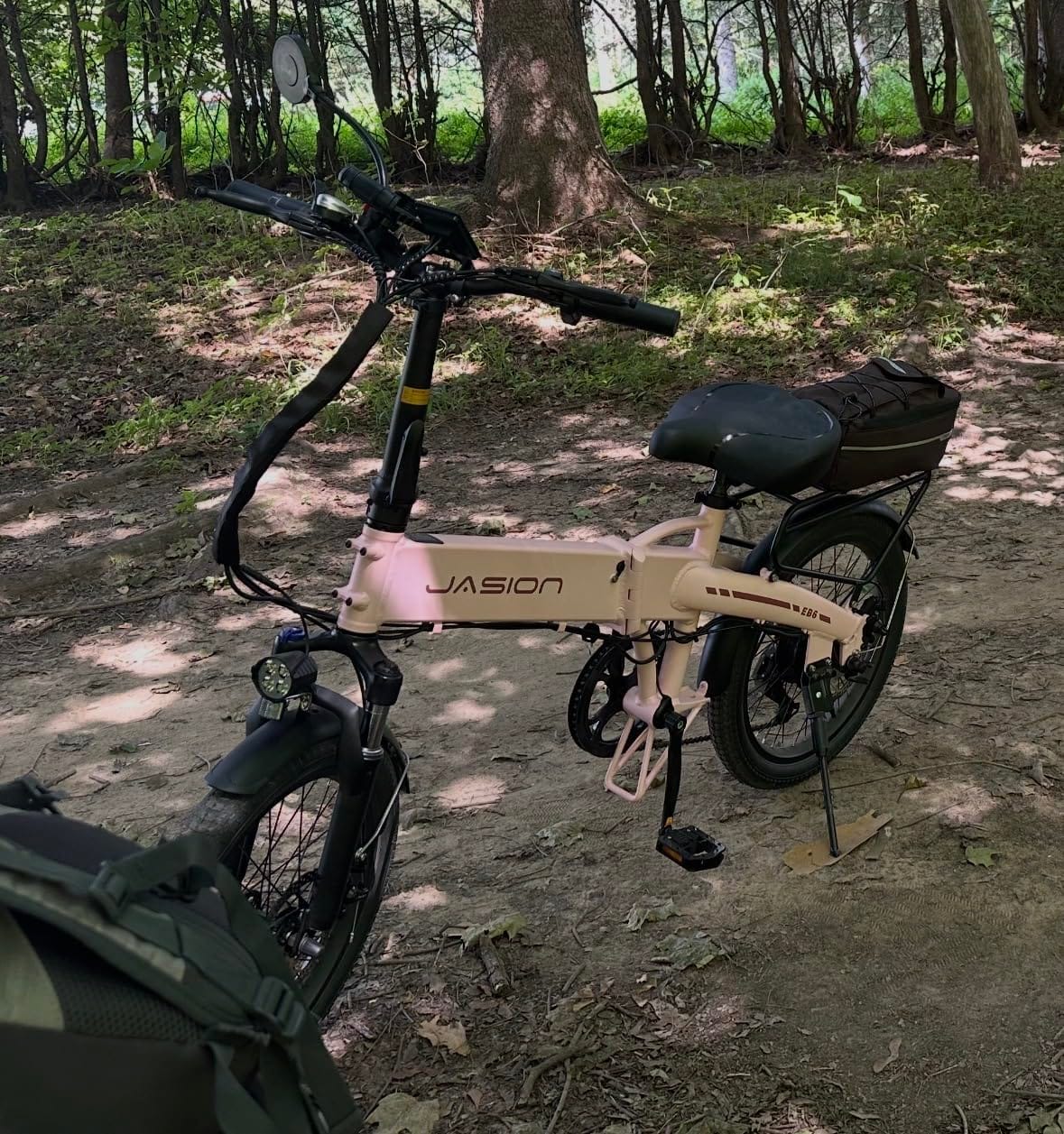 Jasion EB6 Foldable Electric Bike for Adults with Built-in 48V Battery | Portable 20