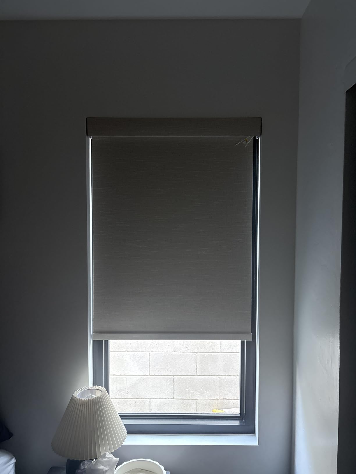 HeyBlinds Motorized Blinds with Remote, Blackout Smart Roller Shades | Rechargeable Automatic Blinds for Home & Office, Remote/APP/Voice/Timer Control, Works with Alexa Google HomeKit, Custom Size customer photo 1