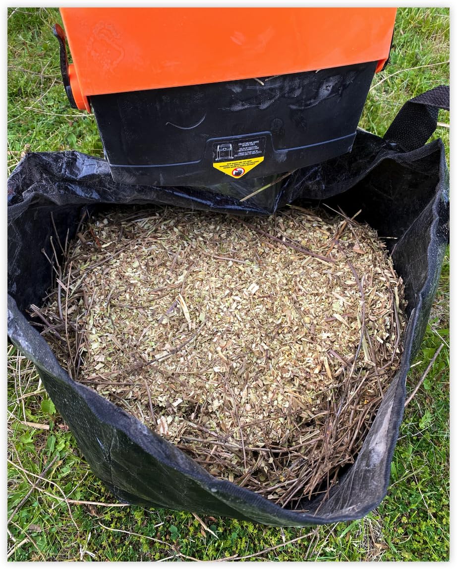 LawnMaster Electric Wood Chipper 1.8'' Cutting Diameter with Bag, FD1503 | 15-Amp, 14:1 Reduction customer photo 2
