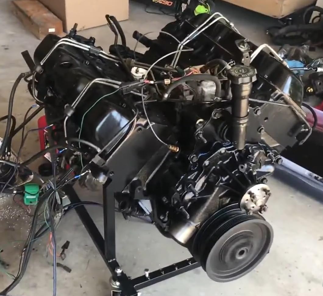 Engine Cradle Stand with Wheels Compatible with Chevy SBC BBC, 750 LBS customer photo 2