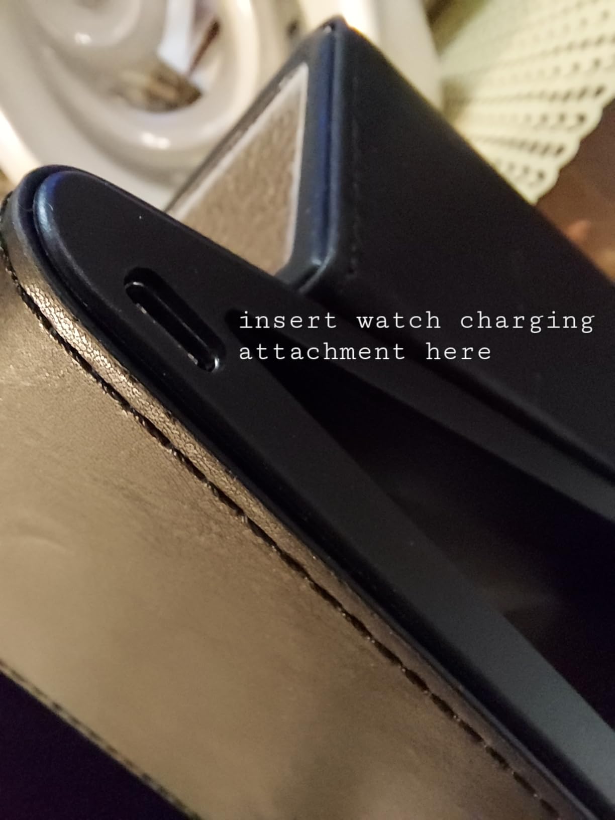 LADSTAG Leather Desk Organizer With Charging Station for Men - Desk or Nightstand Organizer - Birthday Gifts for Husband, Dad - Anniversary Idea from Wife -gifts for men who have everything customer photo 2
