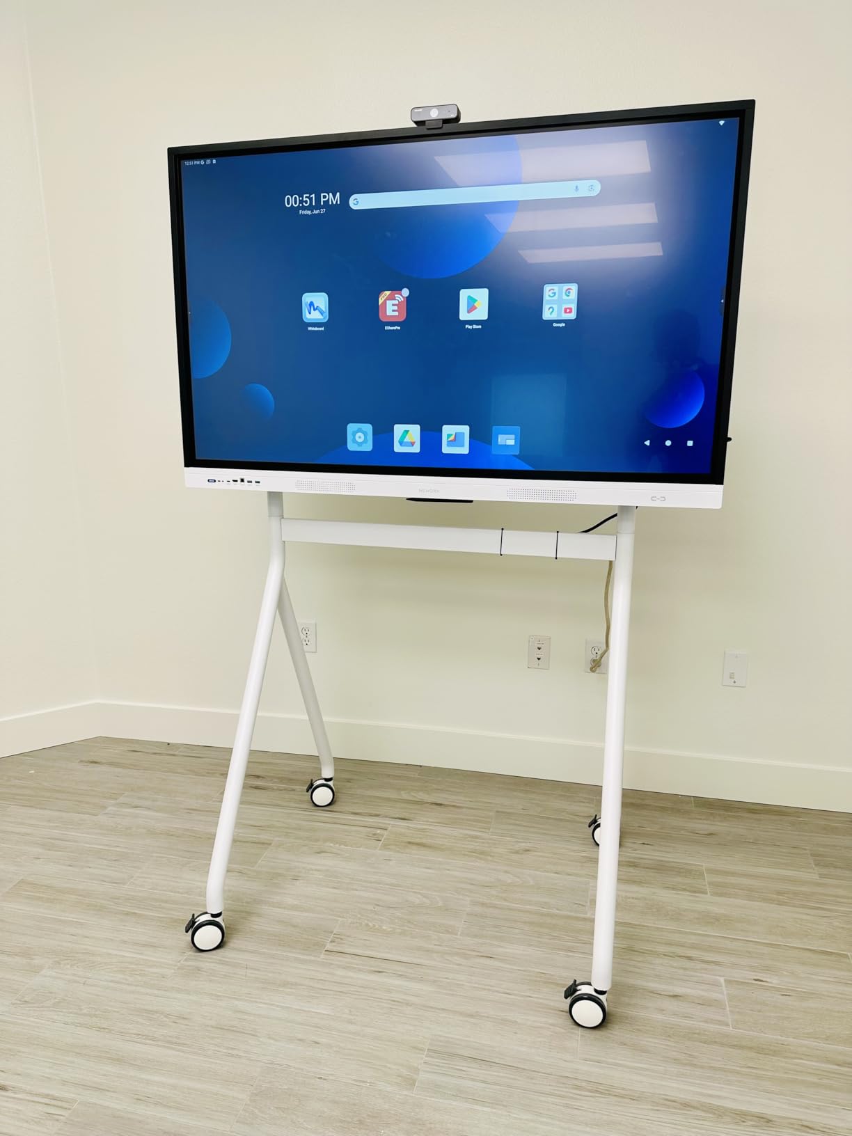65 Inch 4K Smart Board, Google EDLA-Certified Interactive Whiteboard | Android 14 OS, 50-Point Touch, Wireless Casting, Touchscreen Digital Whiteboard for Classroom Office Home (With Wall Mount) customer photo 2
