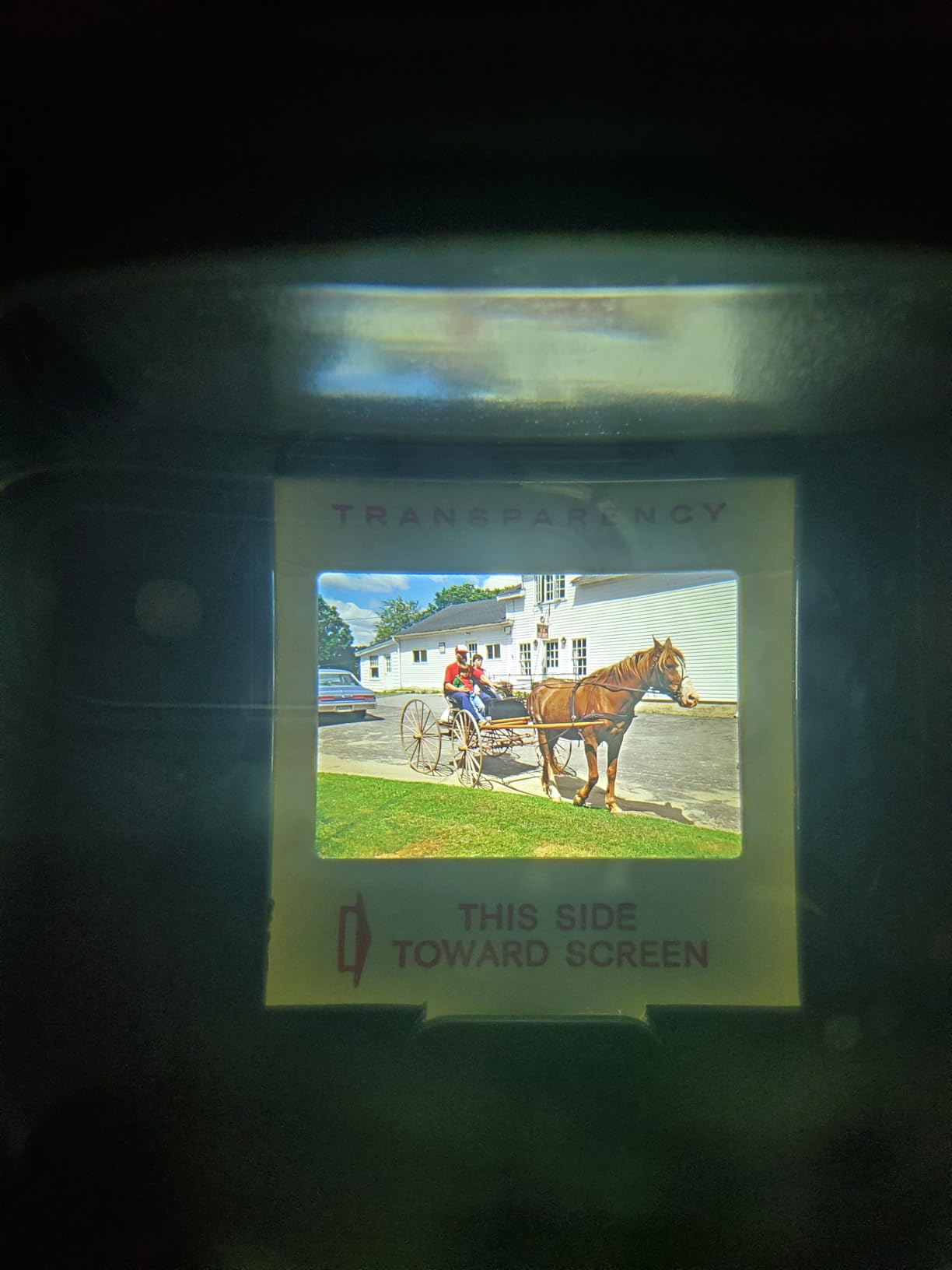 35mm Slide Viewer, 2X Magnification Slide Viewer for Viewing 35mm Slides, Slide Projector for Old Slides customer photo 2