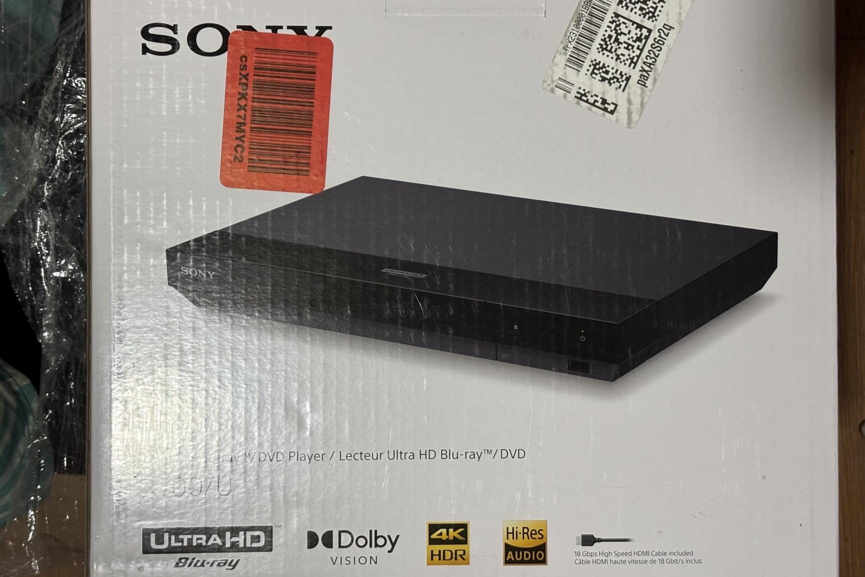 Sony UBP-X700U 4K Ultra HD Home Theater Blu-ray DVD Player with HDMI Cable | Dolby Digital TrueHD/DTS, 4K upscaling, HDR10, Hi Res Audio, Dolby Vision, 2 HDMI Outs, USB customer photo 2