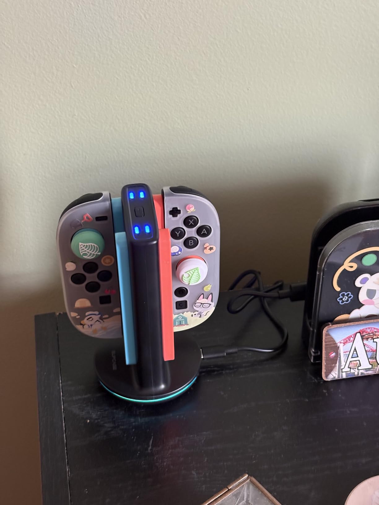 SUPCASE Charging Dock for Nintendo Switch 2 Joy Con, Black | 4 Charging Slots, Supports Dual-Side Charging, 9 Light Modes, Magnetic Controller, Fast Charger Stand Station, Compact Design customer photo 1
