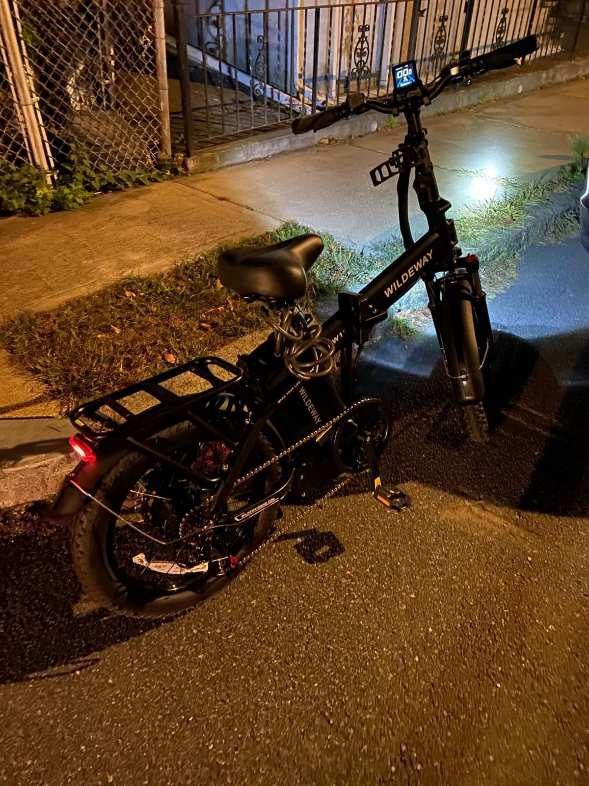 Wildeway 2000W Dual Motor Electric Bike SummitX 32Ah/60Ah Battery E-Bike 90 Miles Long Range 28MPH Foldable 20x4.0 Fat Tire Ebike for Adult Hydraulic Brake Delivery Commuting Bicycle 2 Seat customer photo 2
