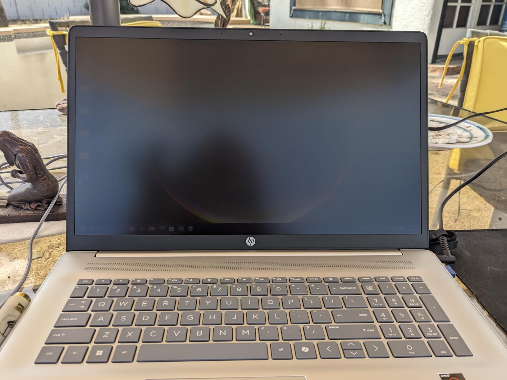 HP 17.3 inch Laptop, HD+ Display, AMD Ryzen 5 7520U, 16 GB RAM, 512 GB SSD, AMD Radeon Graphics, Windows 11 Home, Natural Silver, 17-cp2199nr customer photo 1