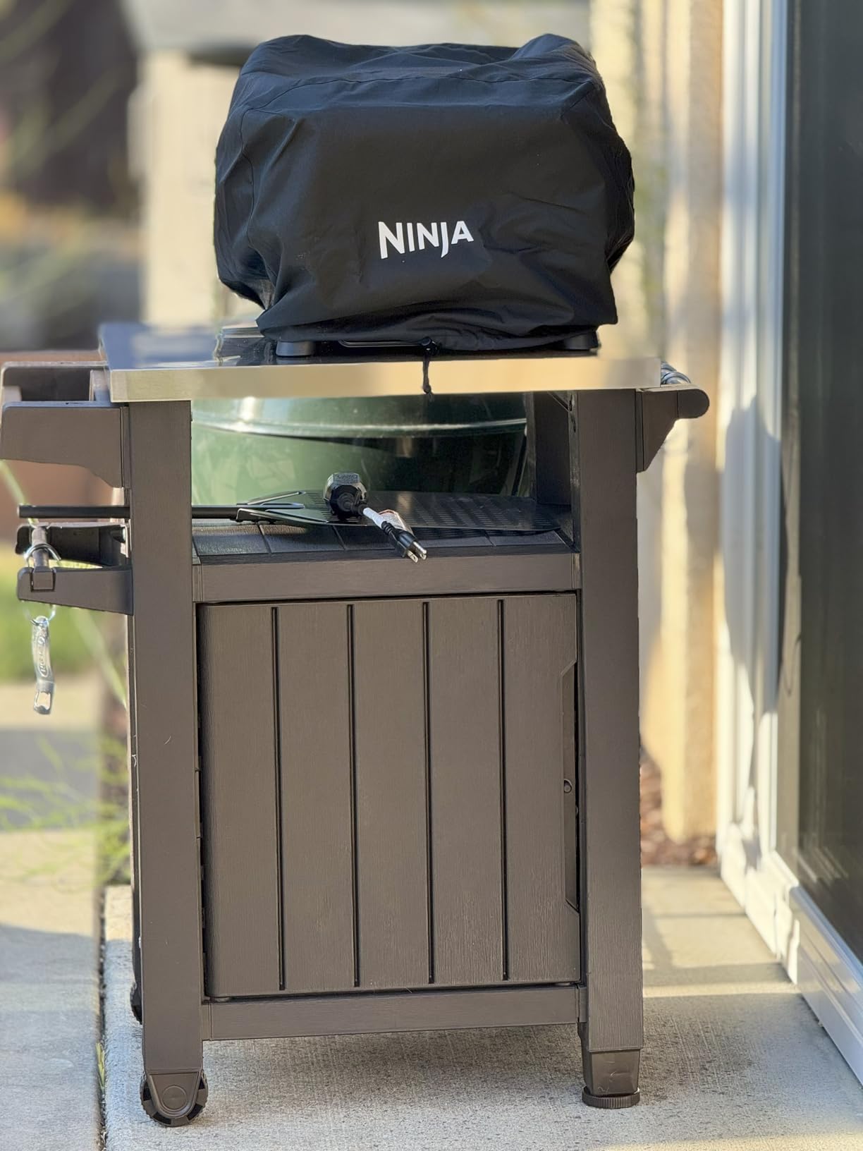 Ninja Artisan Pizza Oven, 12-in Pizza in 3-Min, 700F, 5-in-1, Gray, MO201 | Ninja Artisan Electric Pizza Oven bakes 5 pizza styles and air fries, all in one outdoor appliance. customer photo 2