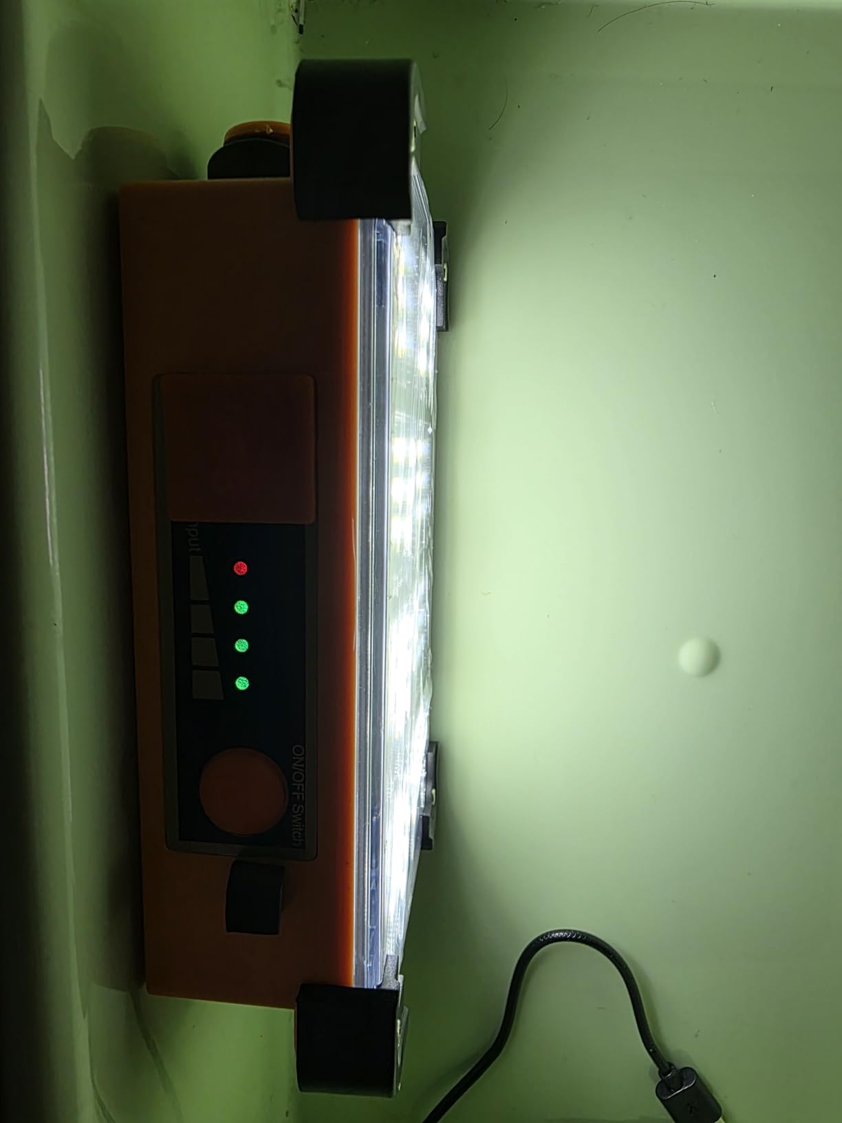 YXQUA 2 Pack 120W Solar Rechargeable Work Light, 144 LED 10000LM, IP65, 4 Modes customer photo 1