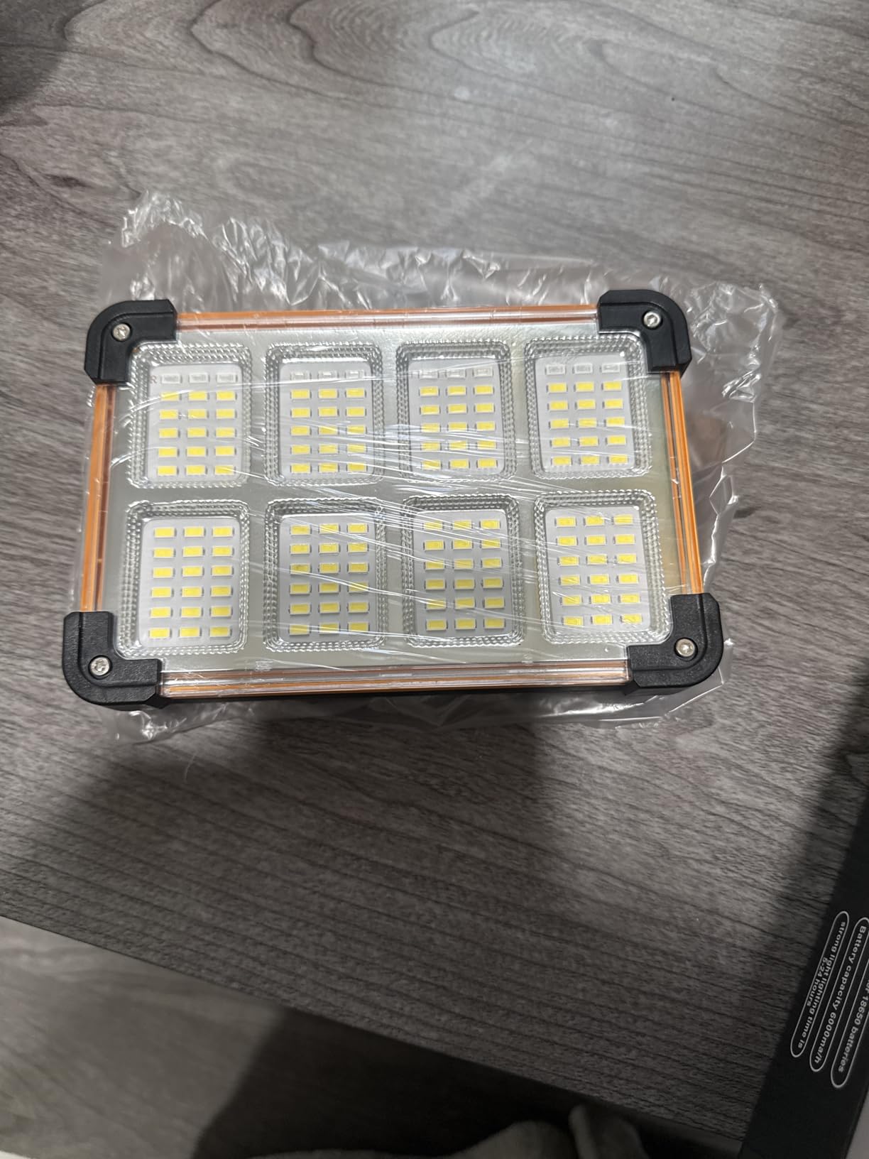 YXQUA 2 Pack 120W Solar Rechargeable Work Light, 144 LED 10000LM, IP65, 4 Modes customer photo 2