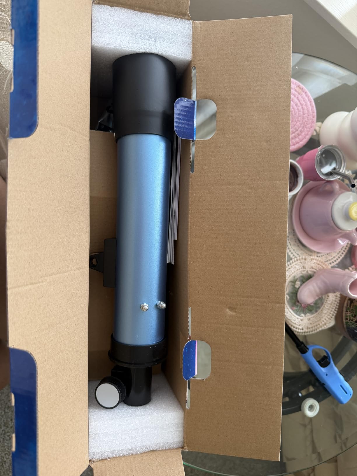 Telescope for Kids, 50mm 100x Beginner Telescope with Tripod | 2 Eyepieces, Finder Scope, Hands-On STEM Learning, Space Exploration Fun, Educational Gift for Boys & Girls Ages 6-12 customer photo 2