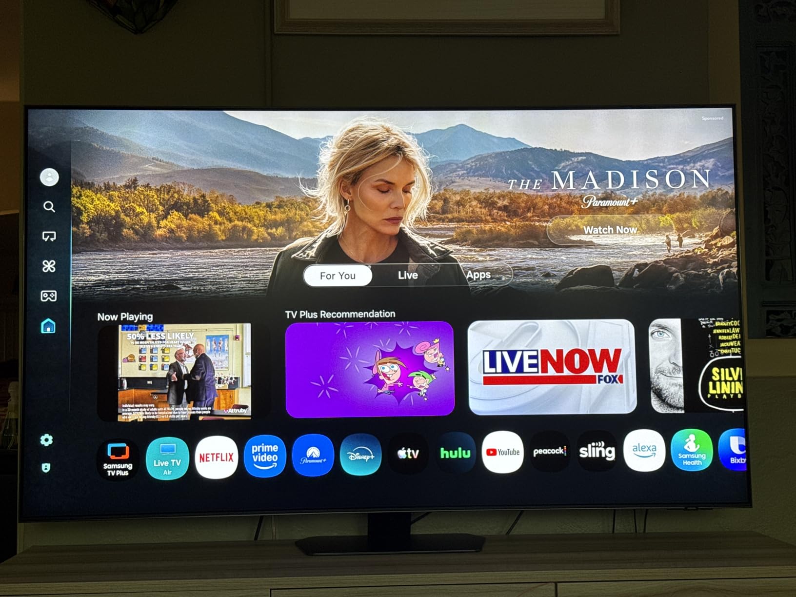 Samsung 75-Inch Class Neo QLED 4K QN90F Series, Vision AI, Mini LED Smart TV (2025 Model, 75QN90F) Neo Quantum HDR+, Object Tracking Sound+ w/Dolby Atmos, Glare Free, Gaming Hub, Alexa Built-in customer photo 2