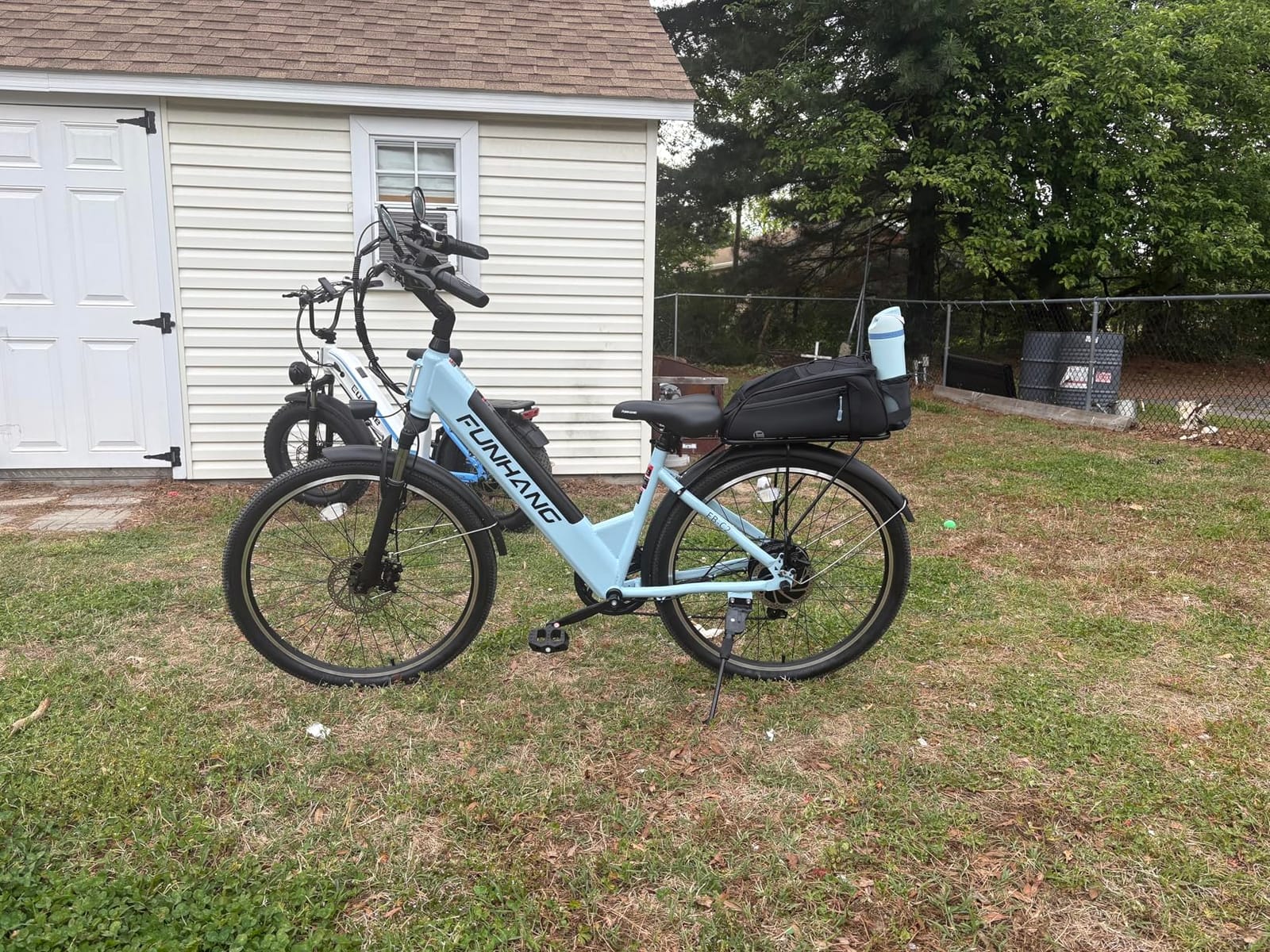 Funhang Electric Bike for Adults, 1000W Peak Ebike, 50Miles Step Thru Electric Bicycle, 26