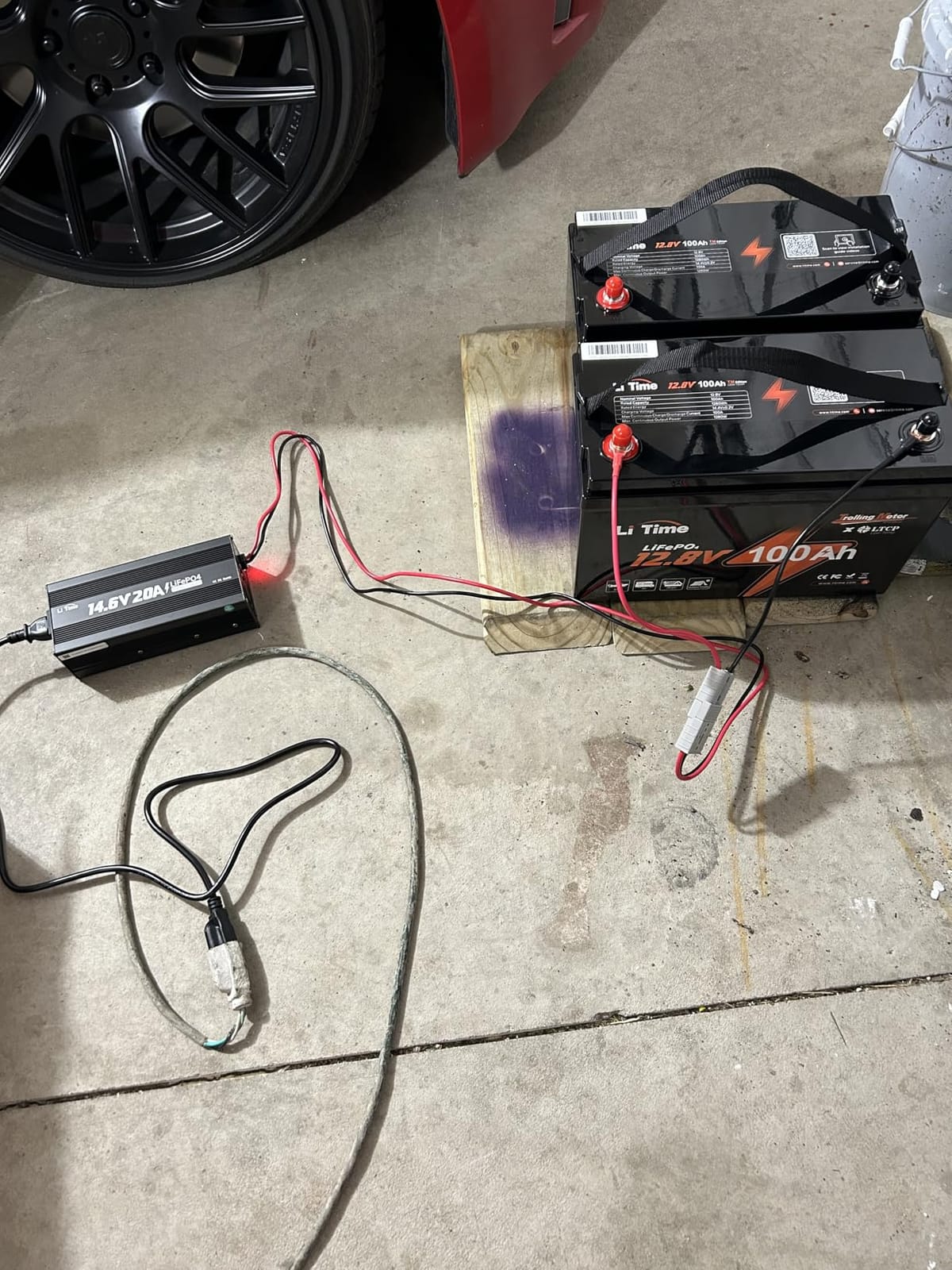 LiTime 12V 165Ah Group 31 LiFePO4 Lithium Battery for RV Marine Boat | Bluetooth, 165A BMS, Max 15000 Cycles, Low Temp Protection, IP65 Waterproof, 2112Wh, for Trolling Motor, Travel Trailers customer photo 1