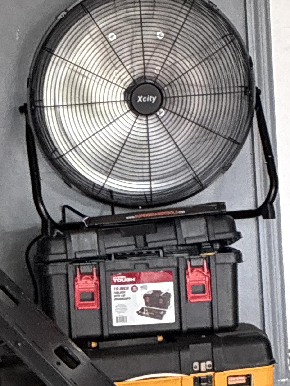 Xcity 20 Inch Metal Industrial Floor Fans, Max 4650 CFM, Heavy Duty High Velocity Fan with 3-speed and 360° Adjustable Tilt, for Warehouse, Workshop, Commercial, Factory, Garage customer photo 1