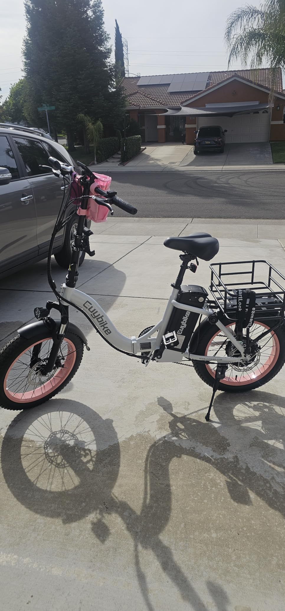 Folding Electric Bike for Adults with Peak 1000W Motor, 48V 20AH Battery up to 80 Miles, 20