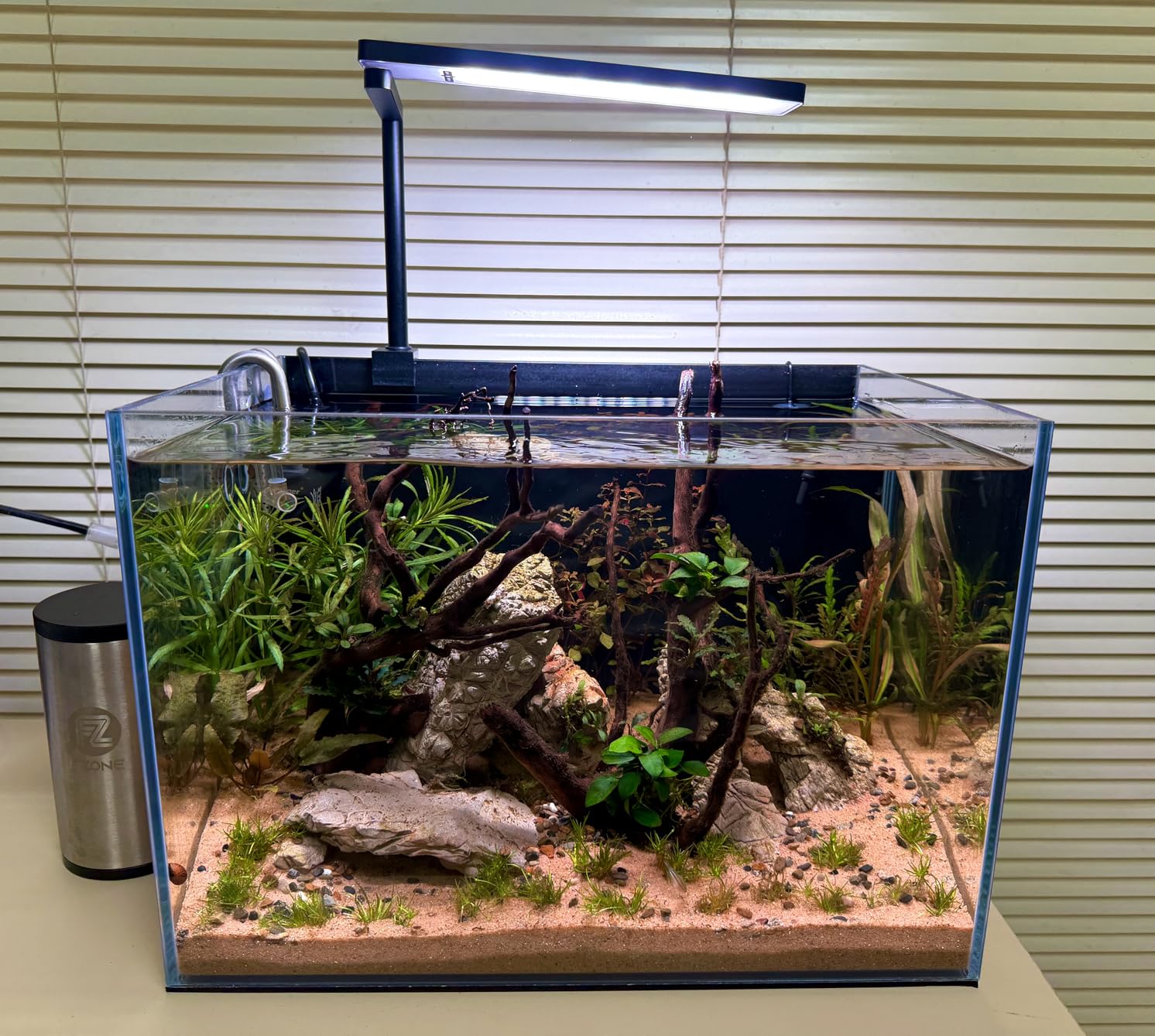 FZONE Solo Series Nano LED Aquarium Light, Full Spectrum and Dimmable, App-Controlled, for Freshwater and Planted Tanks customer photo 2