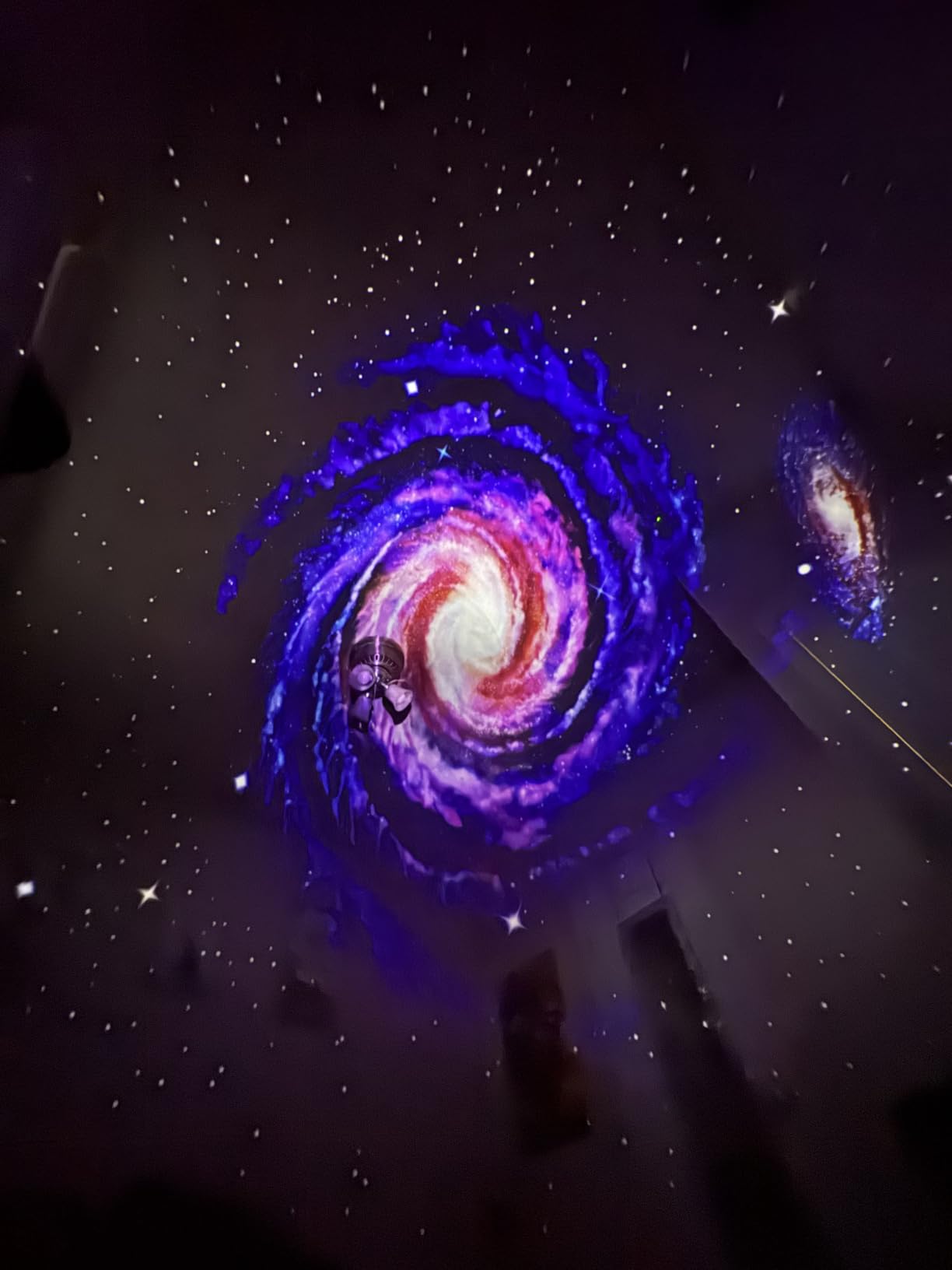 Galaxy Projector Pro for Bedroom, 13 in 1 Planetarium Star Projector with Solar System & Constellation, Night Light for Ceiling - 360° Rotating with Timer, Adjustable Knob, Kids Adults Room Decor customer photo 2