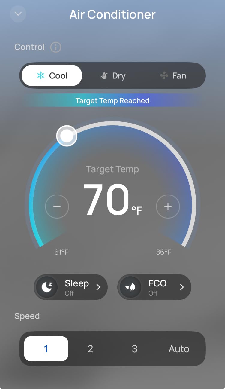 DREO Portable Air Conditioner 318S, 8000 BTU ASHRAE (5000 BTU DOE) Smart AC Unit for Bedroom with Drainage-free Cooling, Fan&Dehumidifier 3 in 1, APP/Voice/Remote, Quiet Standing AC for Room Indoors customer photo 1