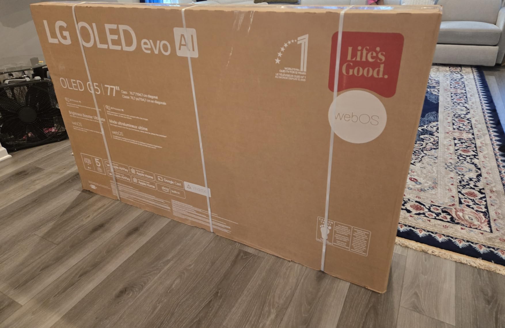 LG 55-Inch Class OLED evo AI Super Upscaling 4K G5 Series Smart TV w/Dolby Atmos & Vision, HDR10, Filmmaker Mode, Wow Orchestra, Alexa Built-in (OLED55G5WUA, 2025) customer photo 2