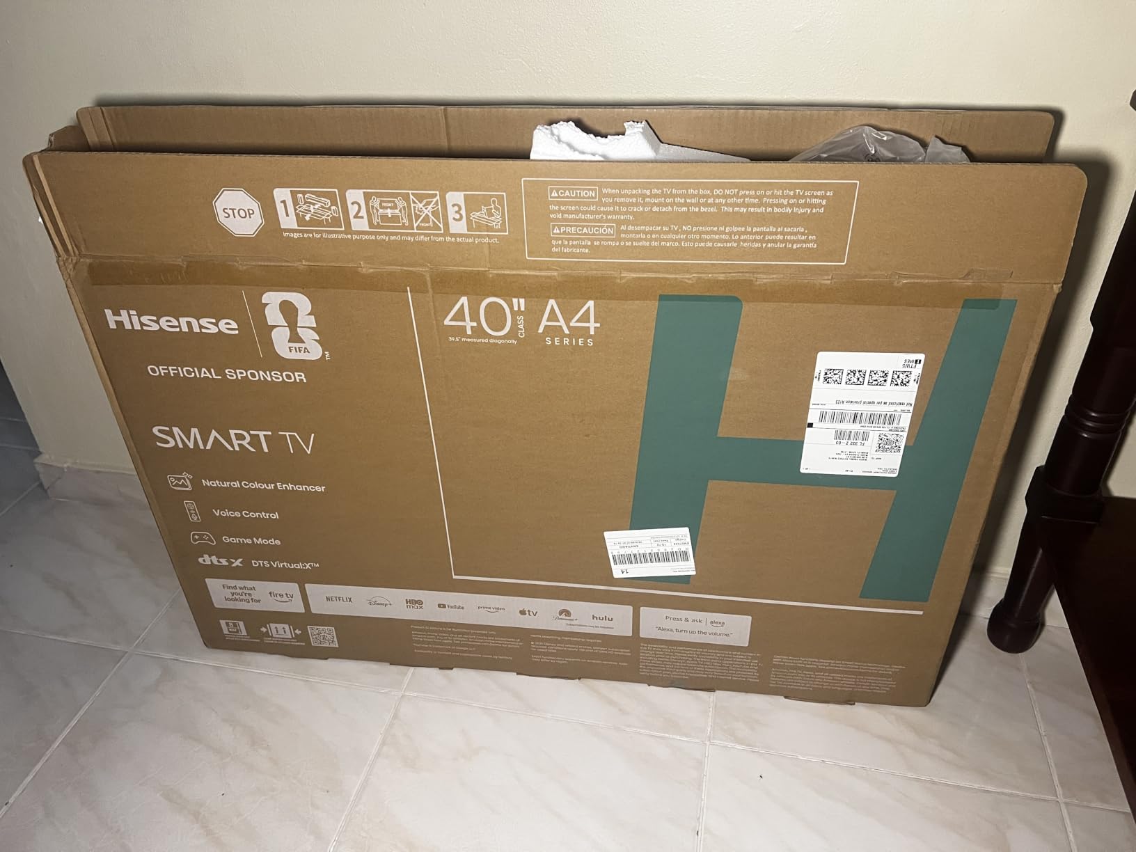 Hisense 32-Inch Class A4 Series FHD 1080p Smart Fire TV (32A4NF, 2025 Model) - DTS Virtual: X, Slim Bezel Design, Alexa Built in customer photo 2