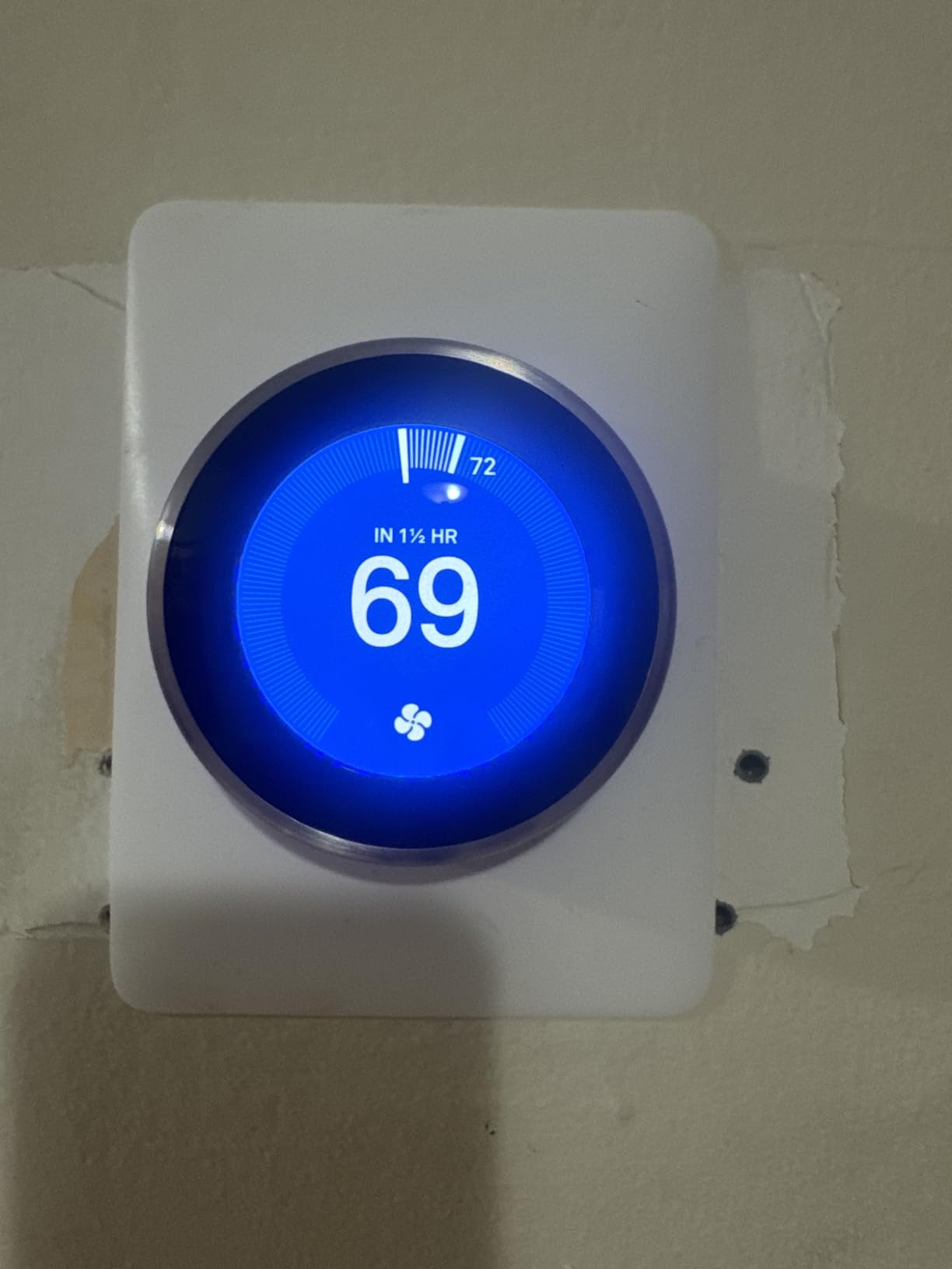 Google Nest Learning Thermostat - 3rd Gen - Programmable Smart Thermostat for Home - Compatible with Alexa (Stainless Steel) customer photo 2