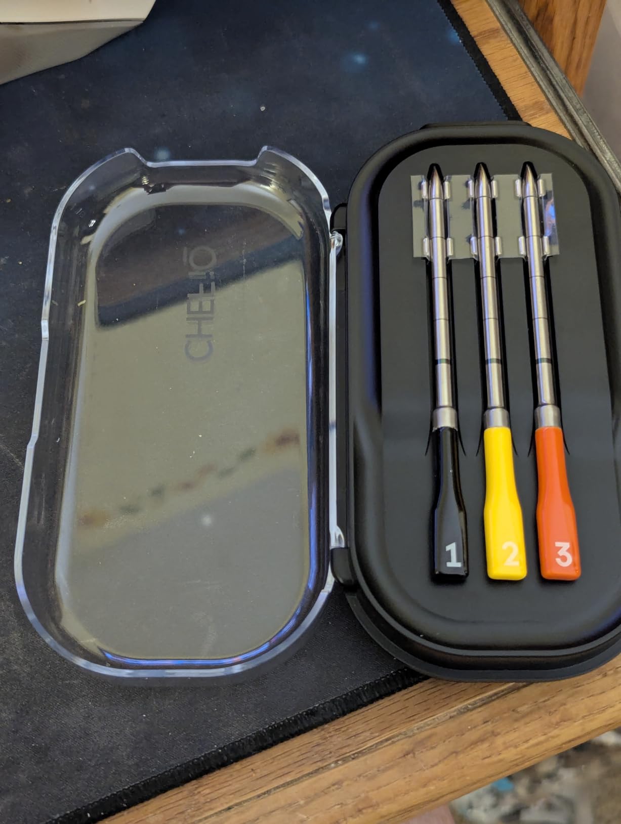 CHEF iQ Sense | Smart Wireless Meat Thermometer | Ultra-Thin Probe | WiFi Unlimited Range | 1000°F Heat Safe | 5 Sensors | BBQ, Grill, Oven, Smoker, Air Fryer | Gen3 customer photo 1
