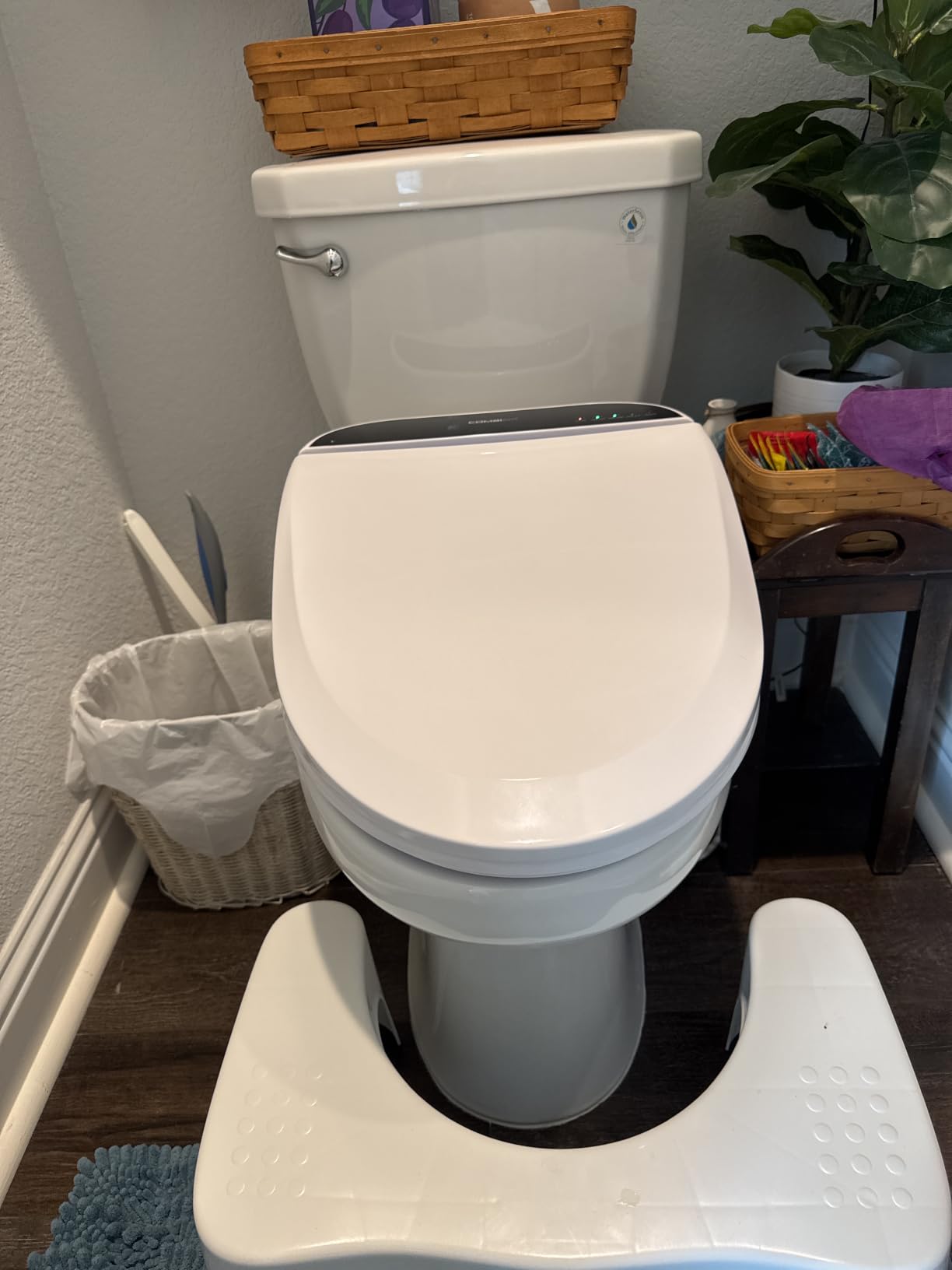 Combier Electric Bidet Toilet Seat Elongated, Wash Dry Soft Close Remote | Heated Warm Water Spray, Self-Clean Nozzle, Warm Air Drying, Silent Soft Close Lid, Ideal for Home & Hotel Bathroom Use customer photo 2