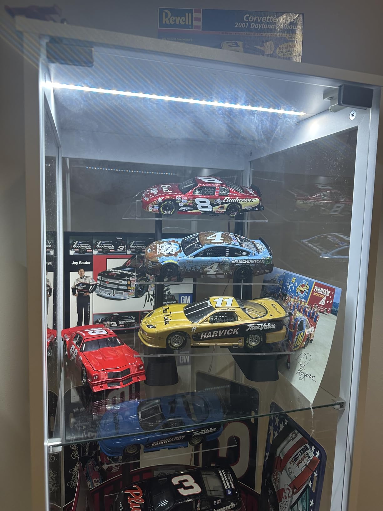 3 Tier Car Model Display Stand, Angled Racing Car Display Case for 1/24 Scale Diecast Models, Tabletop Organiser for 3 Models, Ideal Gift for 1:24 Car Model Collector customer photo 2