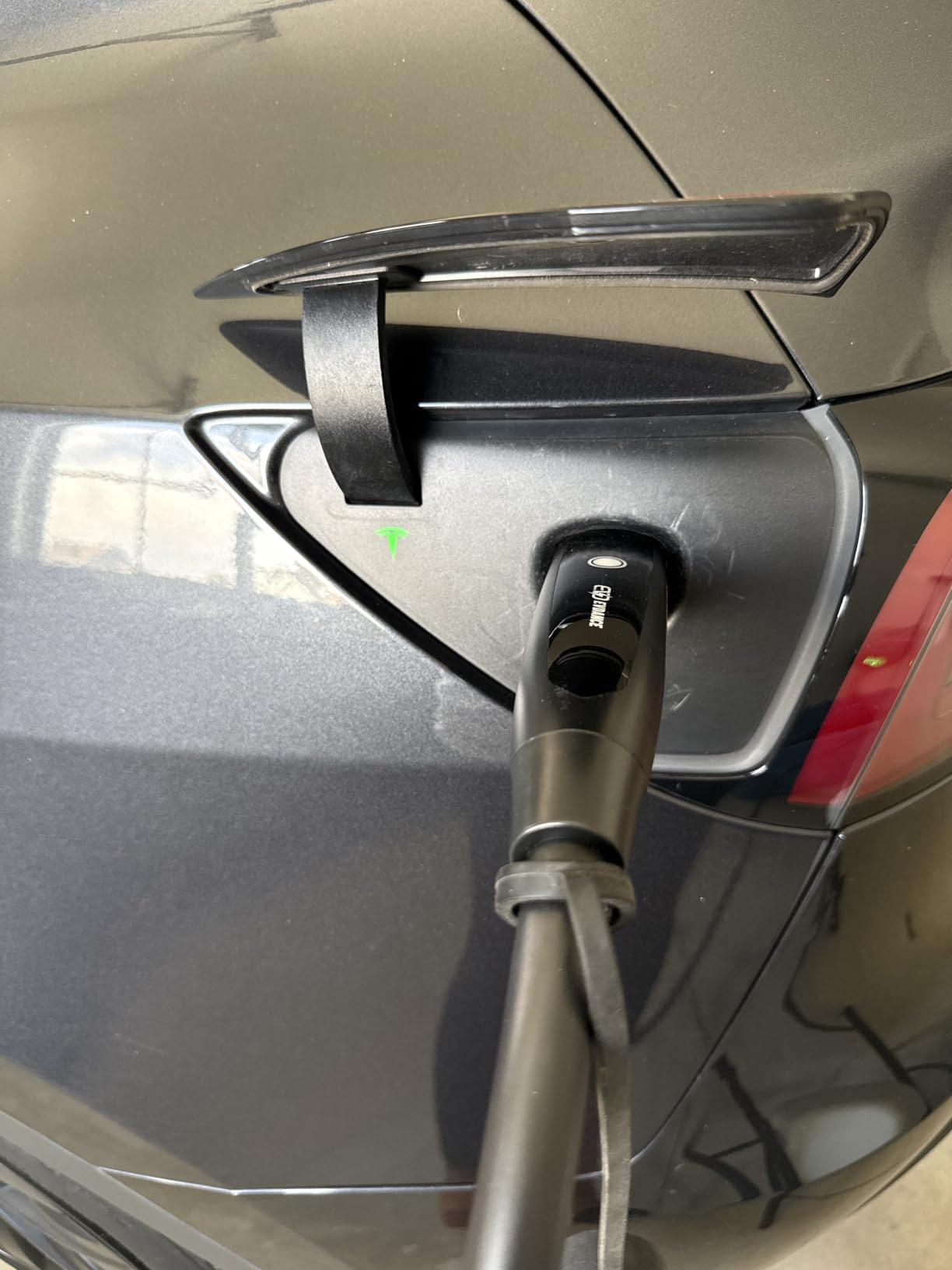 Level 2 EV Charger for Tesla, 40A / 9.6kW Fast Home EV Charging Station with NEMA 14-50 Plug, 25FT Cable, Adjustable Current & Delay Timer, Compatible with All Tesla Model 3/Y/S/X (NACS Plug) customer photo 1