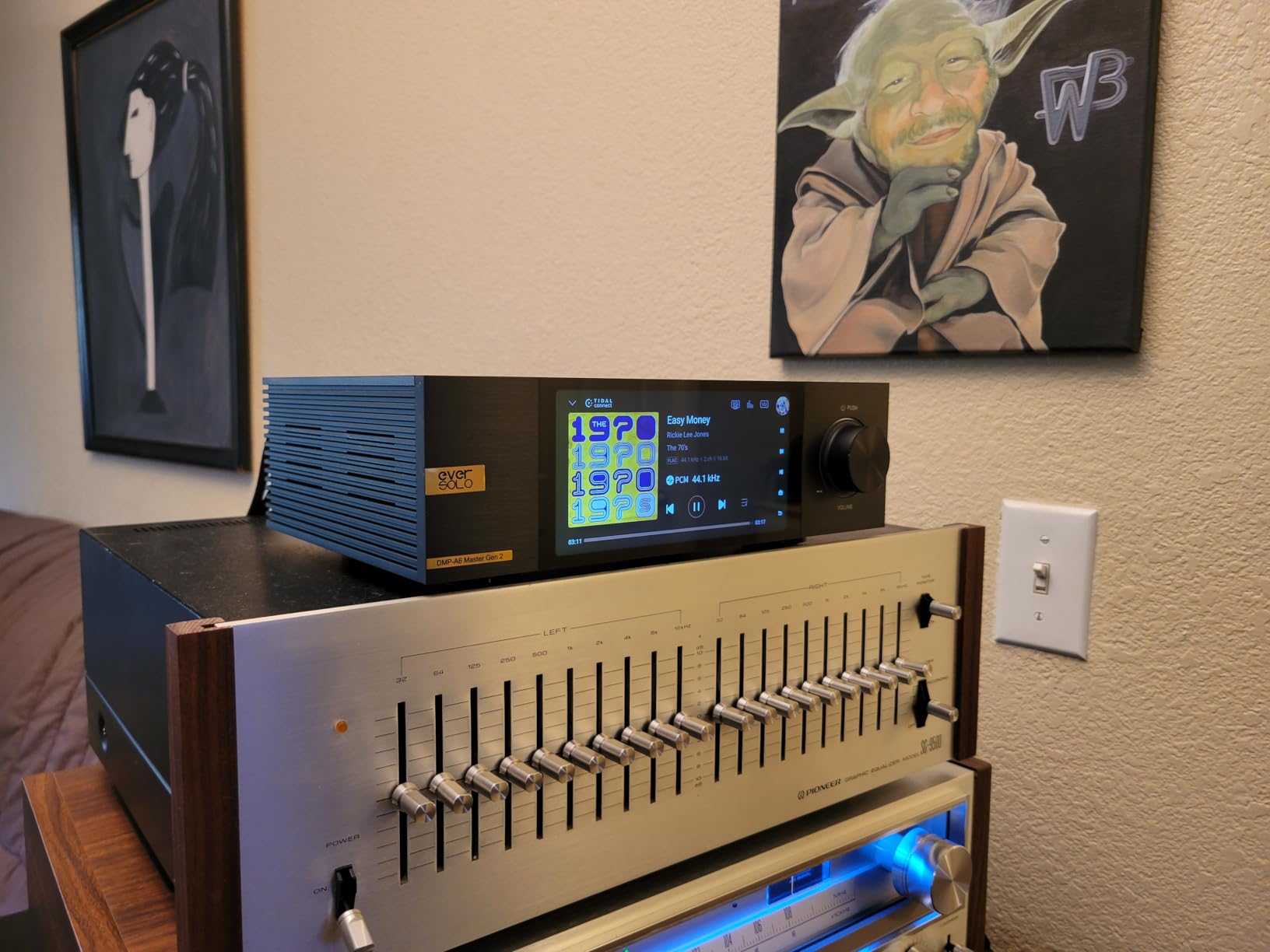 Eversolo DMP-A6 Master Gen 2 - Black, Hi-Fi Music Streamer, Wireless Audio Player, Digital Music Streamer, DAC, Music Service & Streaming, DSD512, EOS Audio Engine, PCM768kHz/32Bit EVC Engine, Exclusive App customer photo 1