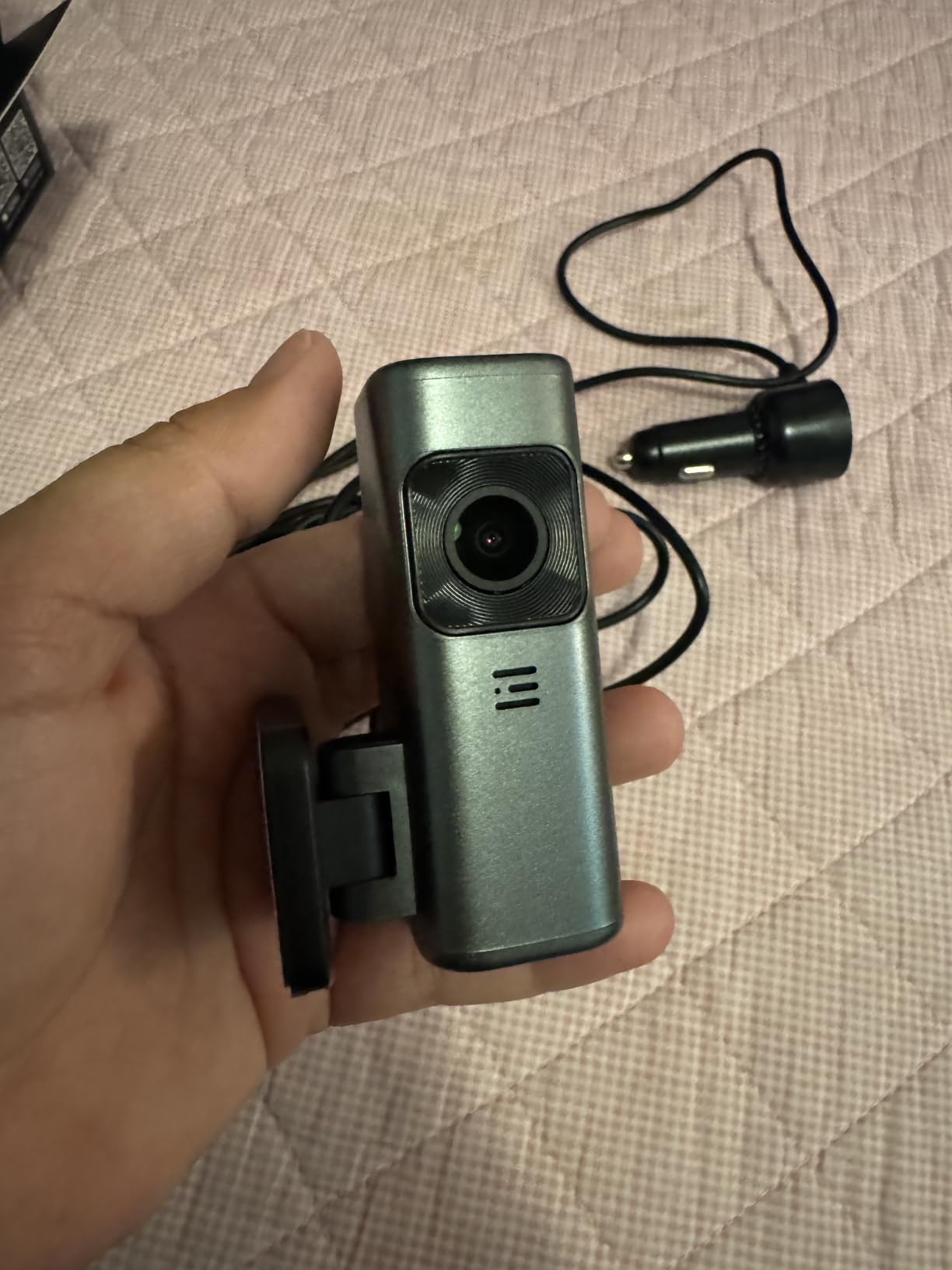 galphi 4K Dash Cam Front, 5GHz WiFi, 32GB Card Included, Mini Dashcam | Screen-Free, APP Control, 160° Wide Angle, G-Sensor, Loop Recording, 24H Parking Monitor, Night Vision, Easy Install customer photo 1