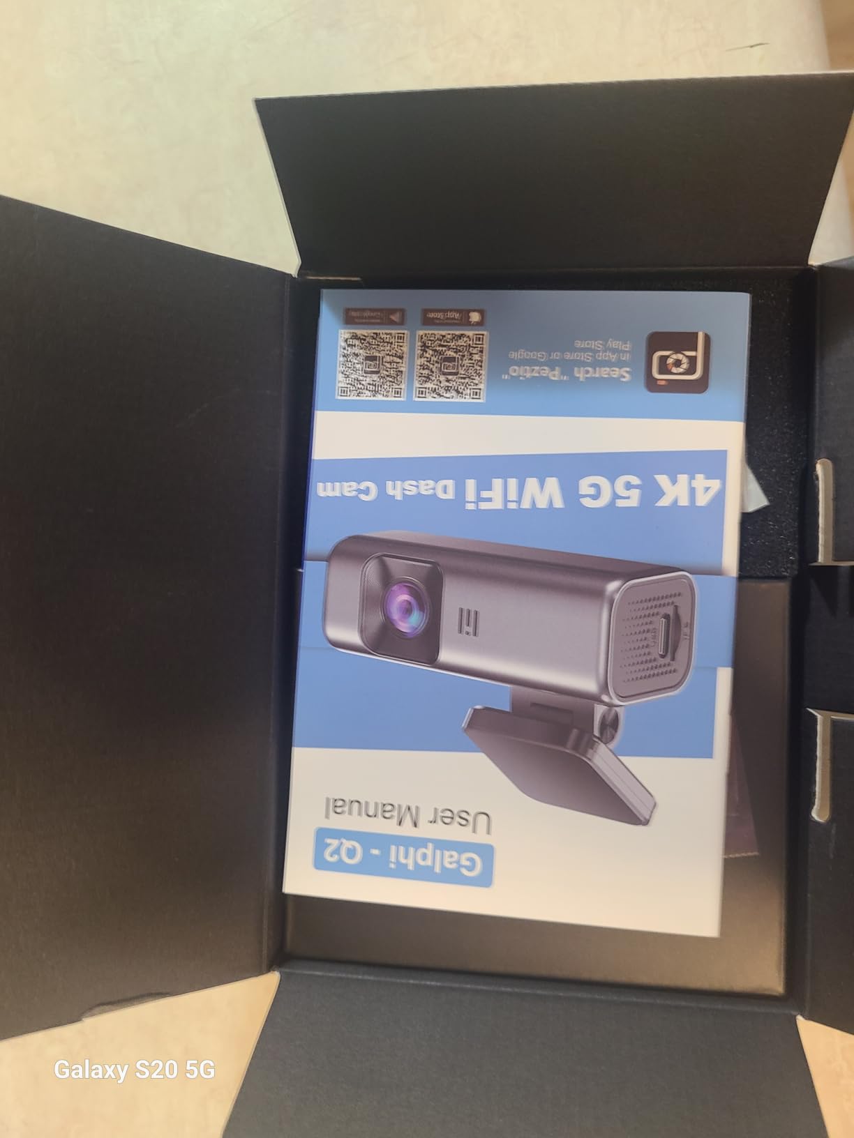 galphi 4K Dash Cam Front, 5GHz WiFi, 32GB Card Included, Mini Dashcam | Screen-Free, APP Control, 160° Wide Angle, G-Sensor, Loop Recording, 24H Parking Monitor, Night Vision, Easy Install customer photo 2