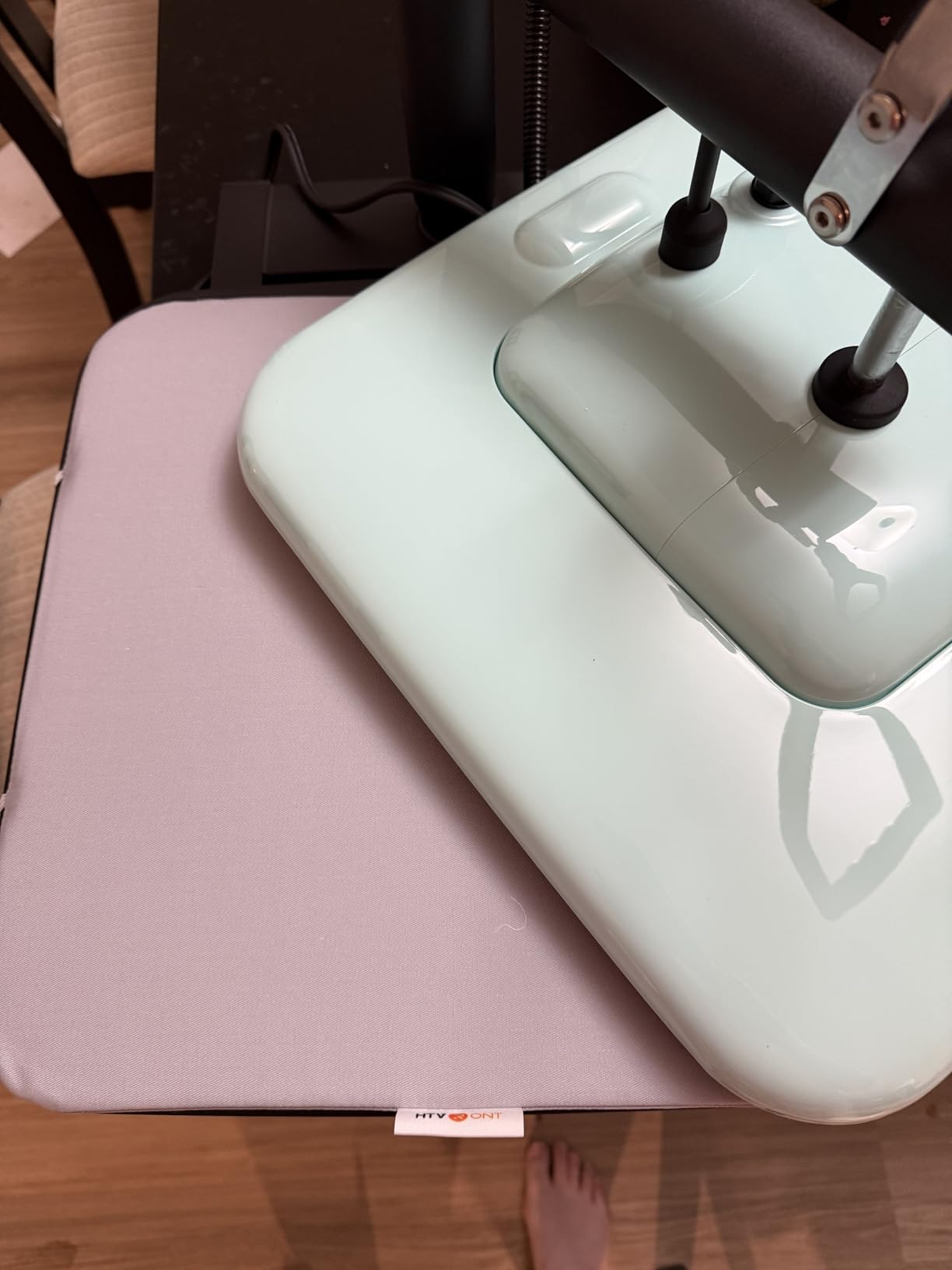 HTVRONT Heat Press Machine 15x15 - Swing Away Shirt Press for Sublimation | 1500W Rapid EvenHeating, Adjustable pressure knob and auto shutoff for safe professional quality results customer photo 2