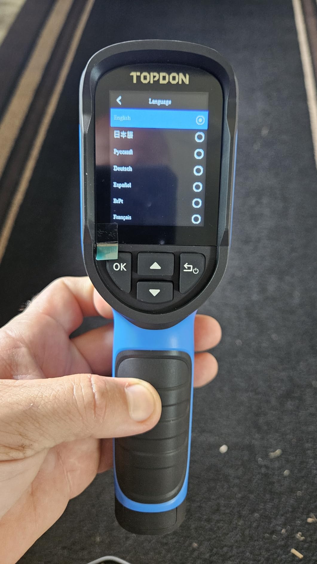 TOPDON TC004 Mini Thermal Imaging Camera, 240 x 240 TISR Resolution | 15H Battery Life, 25Hz Handheld Infrared Camera with High/Low Temp Alerts, Auto Shutdown, 128 x 128 IR Resolution, Blue customer photo 2