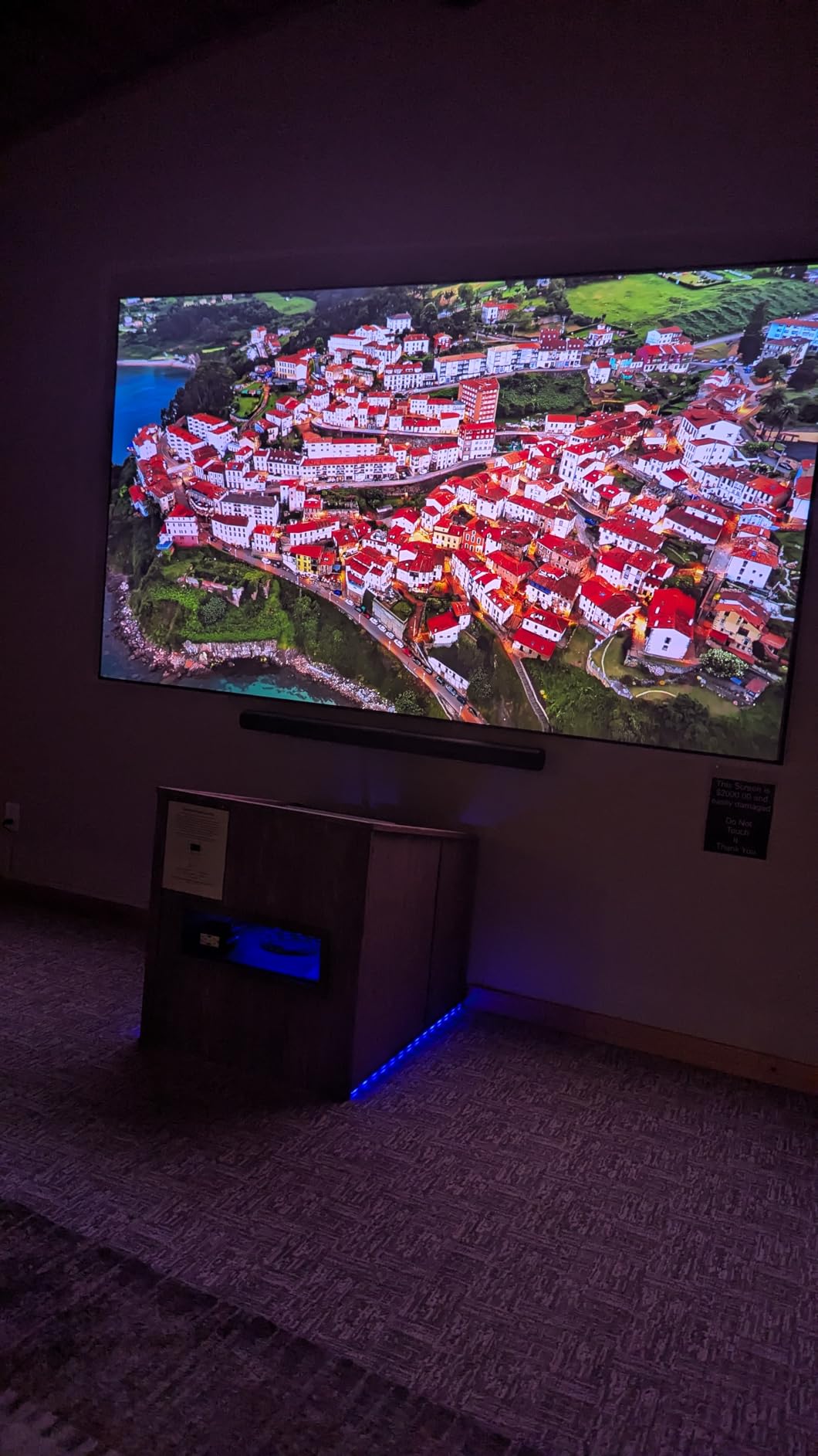 NothingProjector ALR Screen for Ultra Short Throw Projector, 100 inch | 85% Ambient Ceiling Light Rejecting, 4K/8K UHD Active 3D, Fixed Frame 16:9, Wall Mount Anti Daylight UST, Classic NothPJ customer photo 2