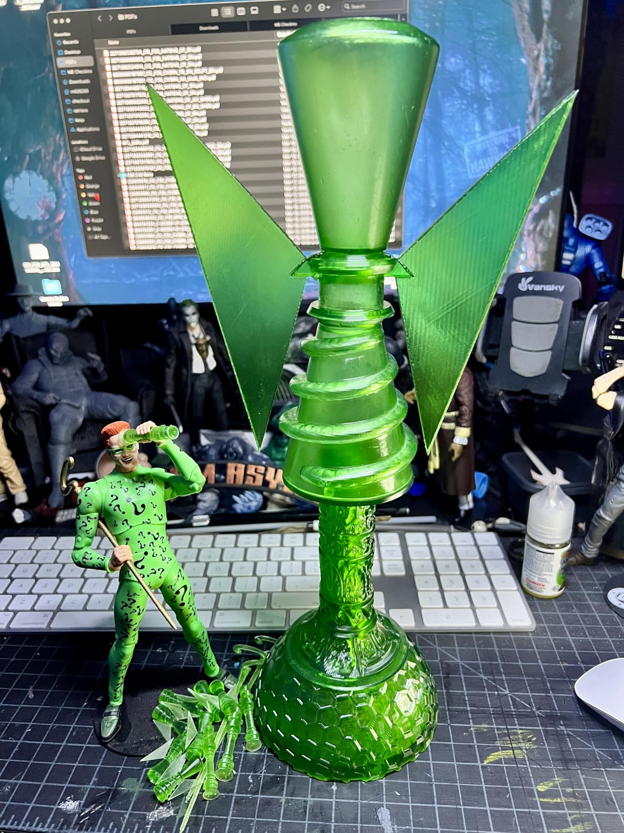 ANYCUBIC 3D Printer Resin Bundle, 405nm SLA UV-Curing Resin with High Precision and Quick Curing & Excellent Fluidity for LCD 3D Printing (4Packs*1kg White, 4kg in Total) customer photo 1
