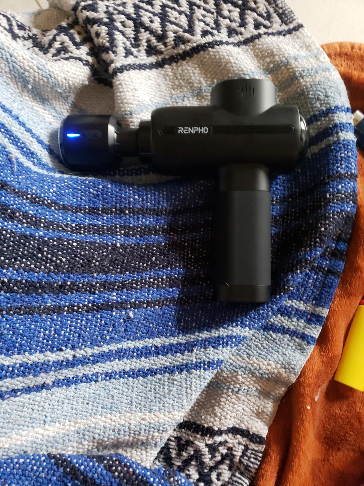 RENPHO Active Thermacool Massage Gun Deep Tissue with Heat and Cold, FSA Eligible, Back Massager for Muscle Relief, HSA, Percussion Body Masajeador for Men Women Athletes, Portable with Case customer photo 2