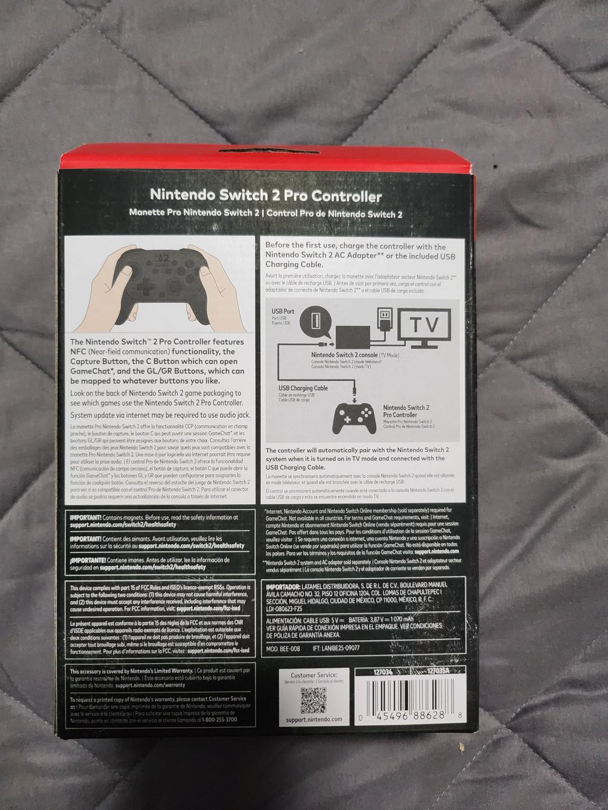 Nintendo Switch 2 Pro Controller customer photo 1