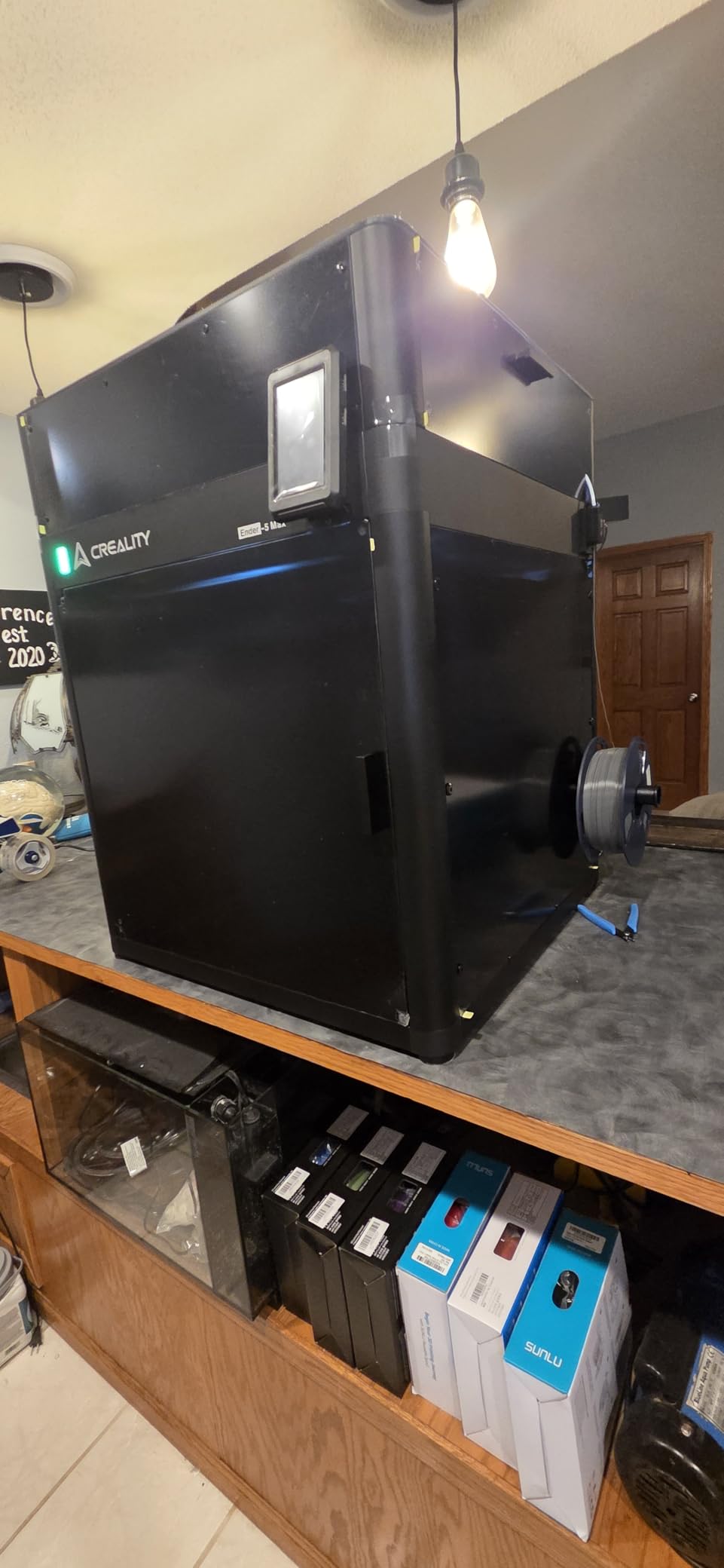 Ender 5 Max Enclosure Transparent Acrylic, Dustproof Tent Constant Temperature Protective Cover Noise Reduce for Ender 5 Max 3D Printer customer photo 1