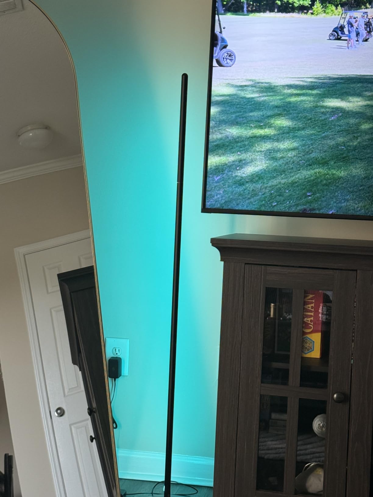 Govee RGBIC Floor Lamp Basic, 1000lm LED Corner Lamp | Works with Alexa, Smart Modern Floor Lamp with Music Sync and 16 Million DIY Colors, Color Changing Standing Lamp for Bedroom customer photo 2