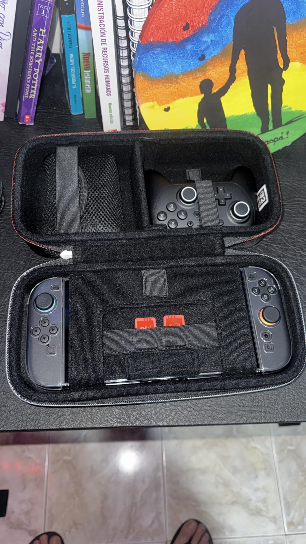 Game Traveler R.D.S. INDUSTRIES, INC Deluxe Licensed System Case for Nintendo Switch, Nintendo Switch 2, OLED, Black Medium (NS230) customer photo 1