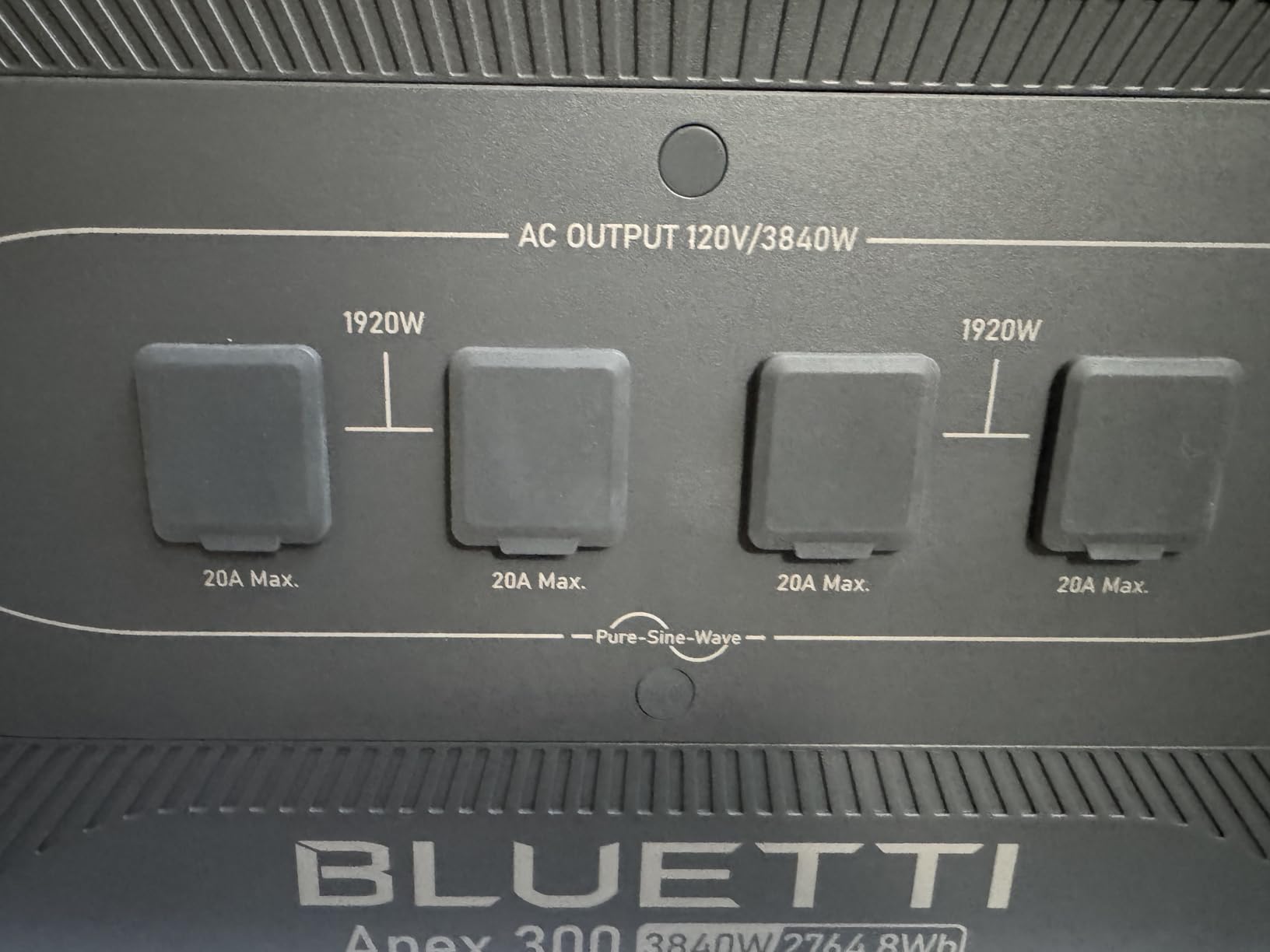 BLUETTI Apex 300 Portable Power Station, 2764.8Wh Solar Generator LFP Battery Backup with 6 3840W AC Outlets (7680W Surge), Simultaneous 120V/240V Output & Black Start, for Home, RV and Emergencies customer photo 2